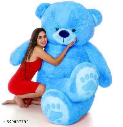 3 Feet Blue American Style Teddy Bear - Unixkart - View 4