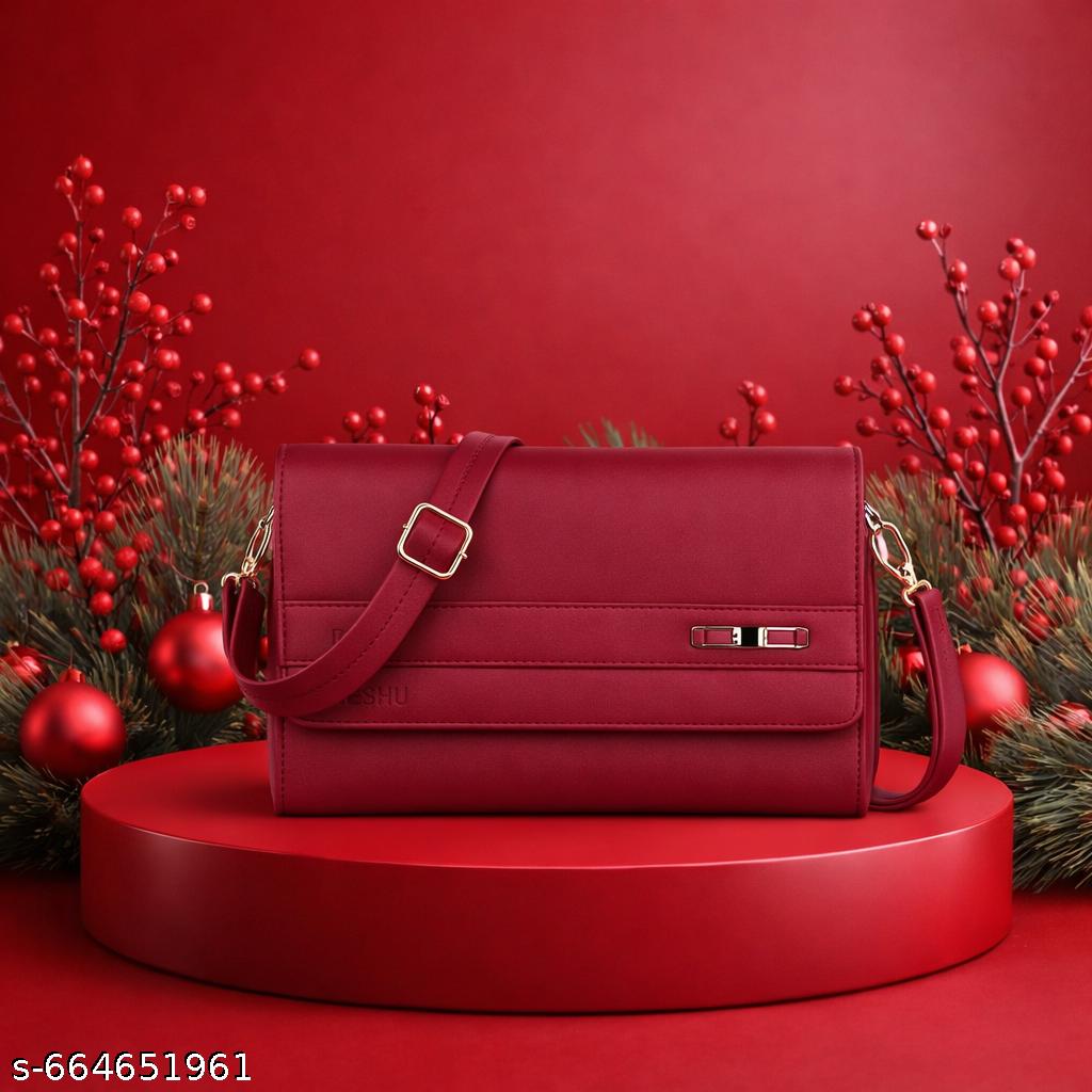 adjustable strap handmade premium PU leather with 6 card slot and zipper bag for women - Unixkart - View 4