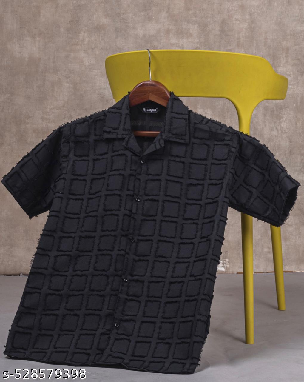 Men's Half Sleeve Check Casual Shirt - Unixkart - View 4