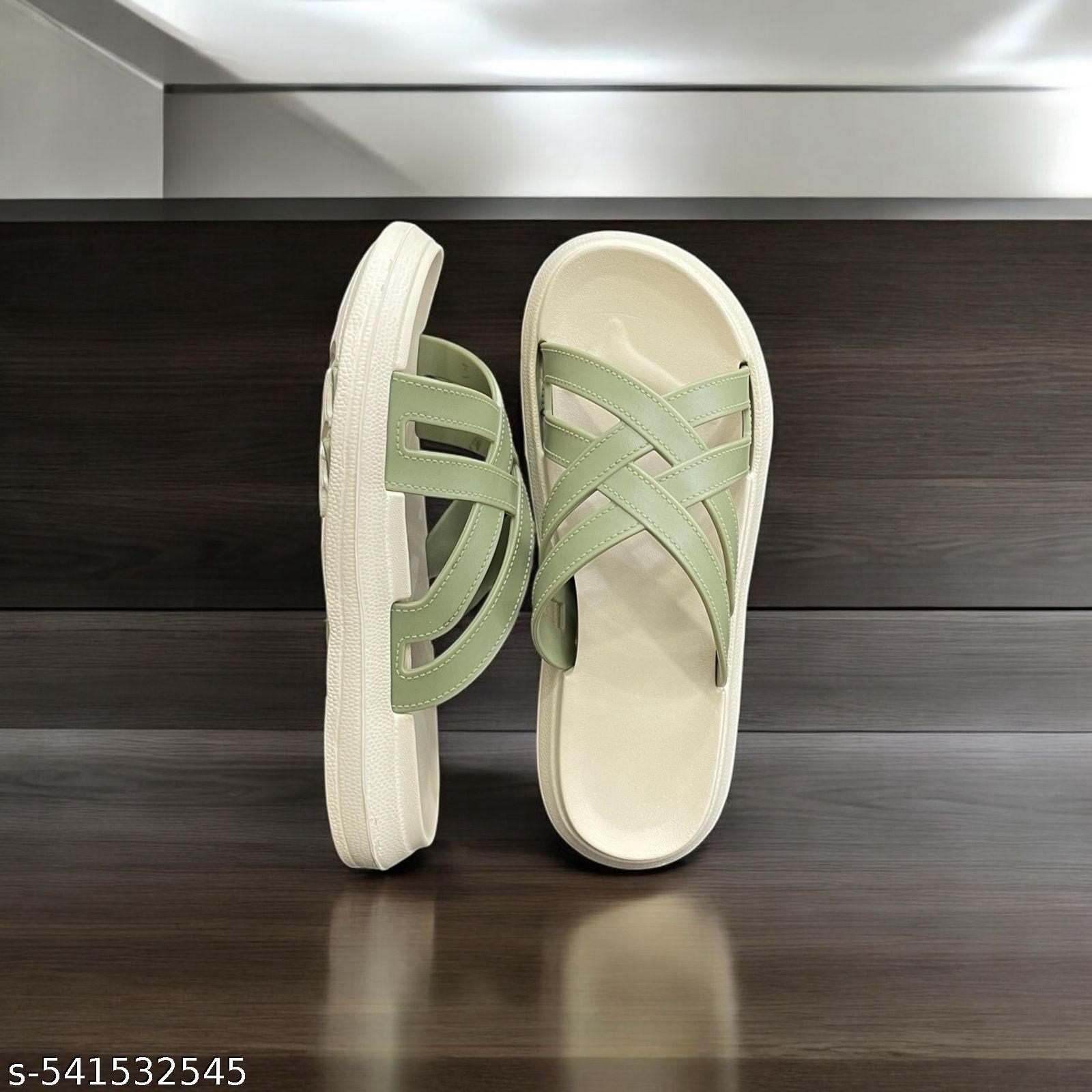 Women's Trendy Soft Comfortable Sliders – White & Pink - image 4