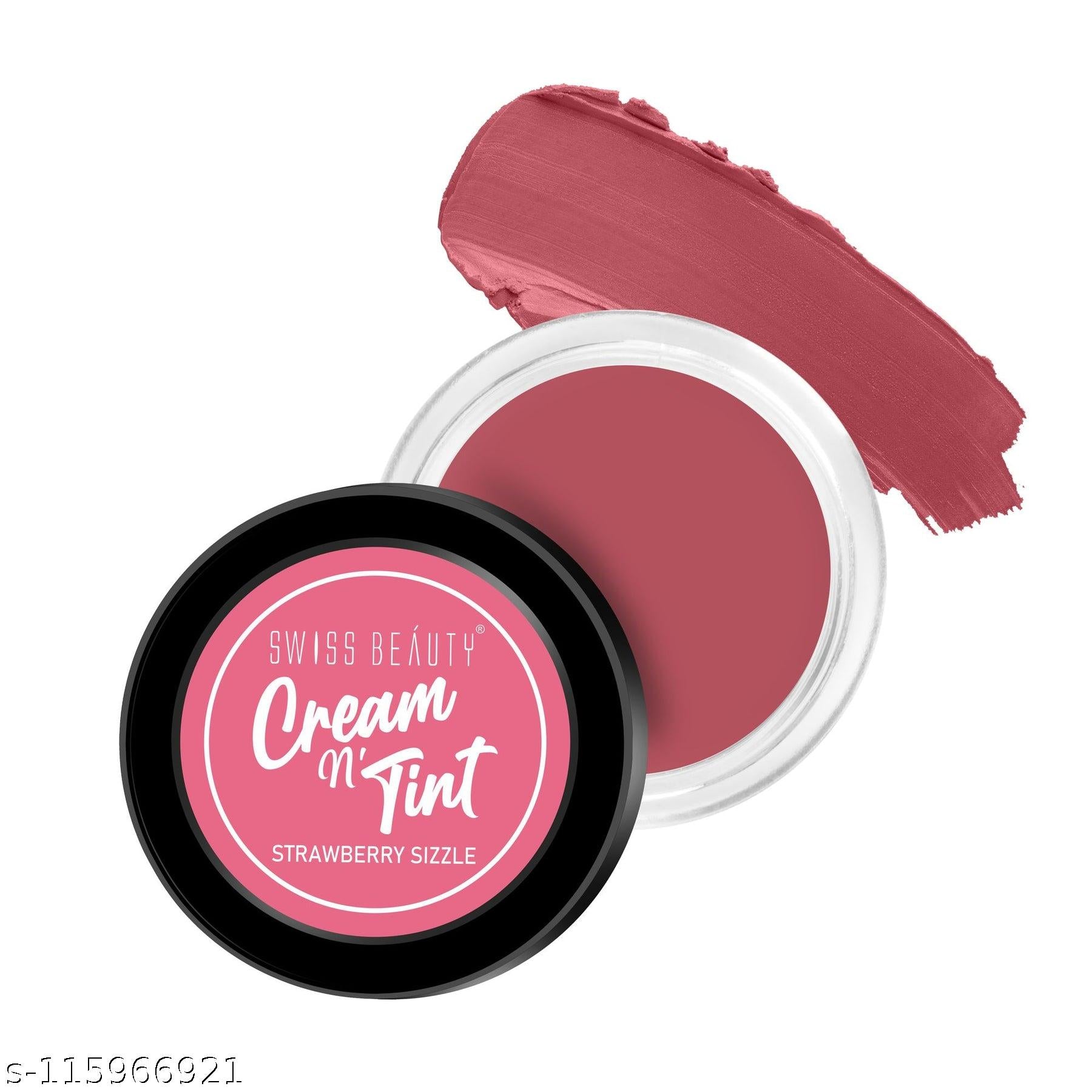 Swiss Beauty Lip & Cheek Cream - (Berrylicious, 8g) - Image 4