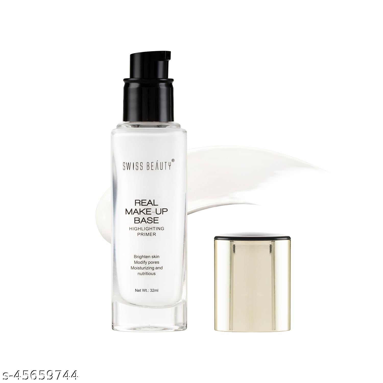 Swiss Beauty Real Make-Up Base Highlighting Primer - 01 Natural Tint - Image 4