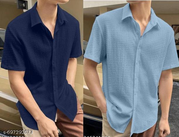 Men's Popcorn Formal Casual Shirt - Unixkart - View 4