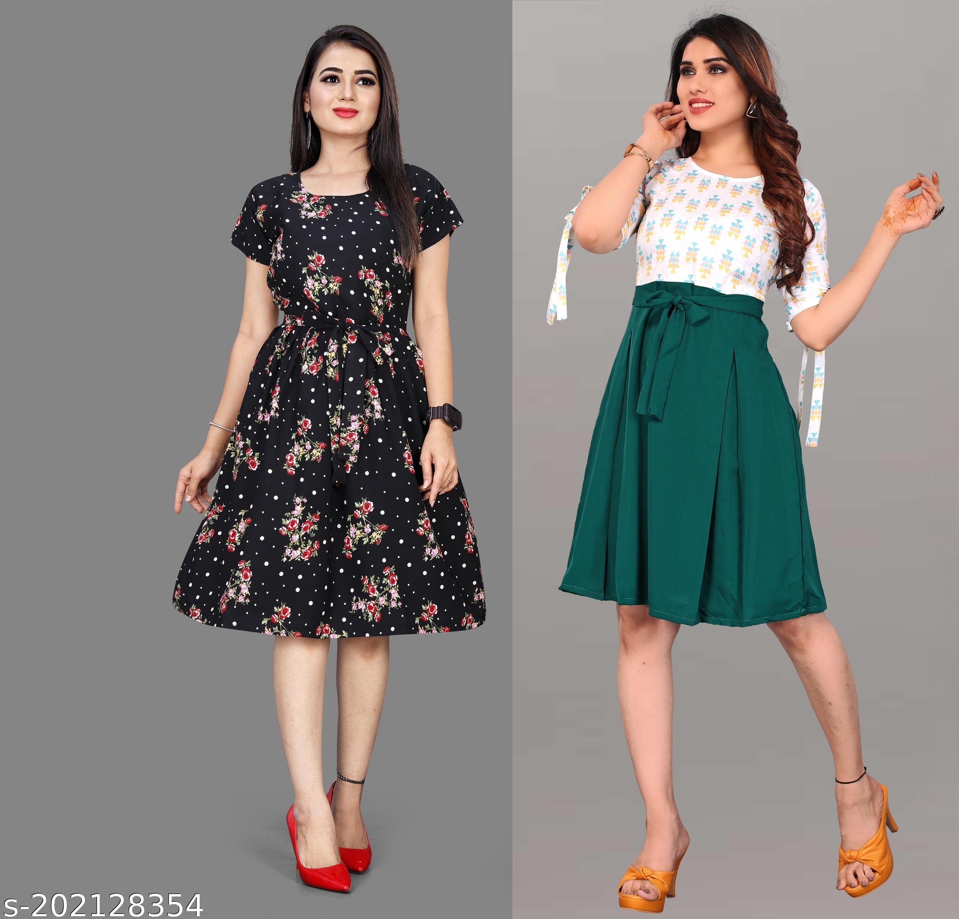 Women's One Piece Dress - Unixkart - View 4