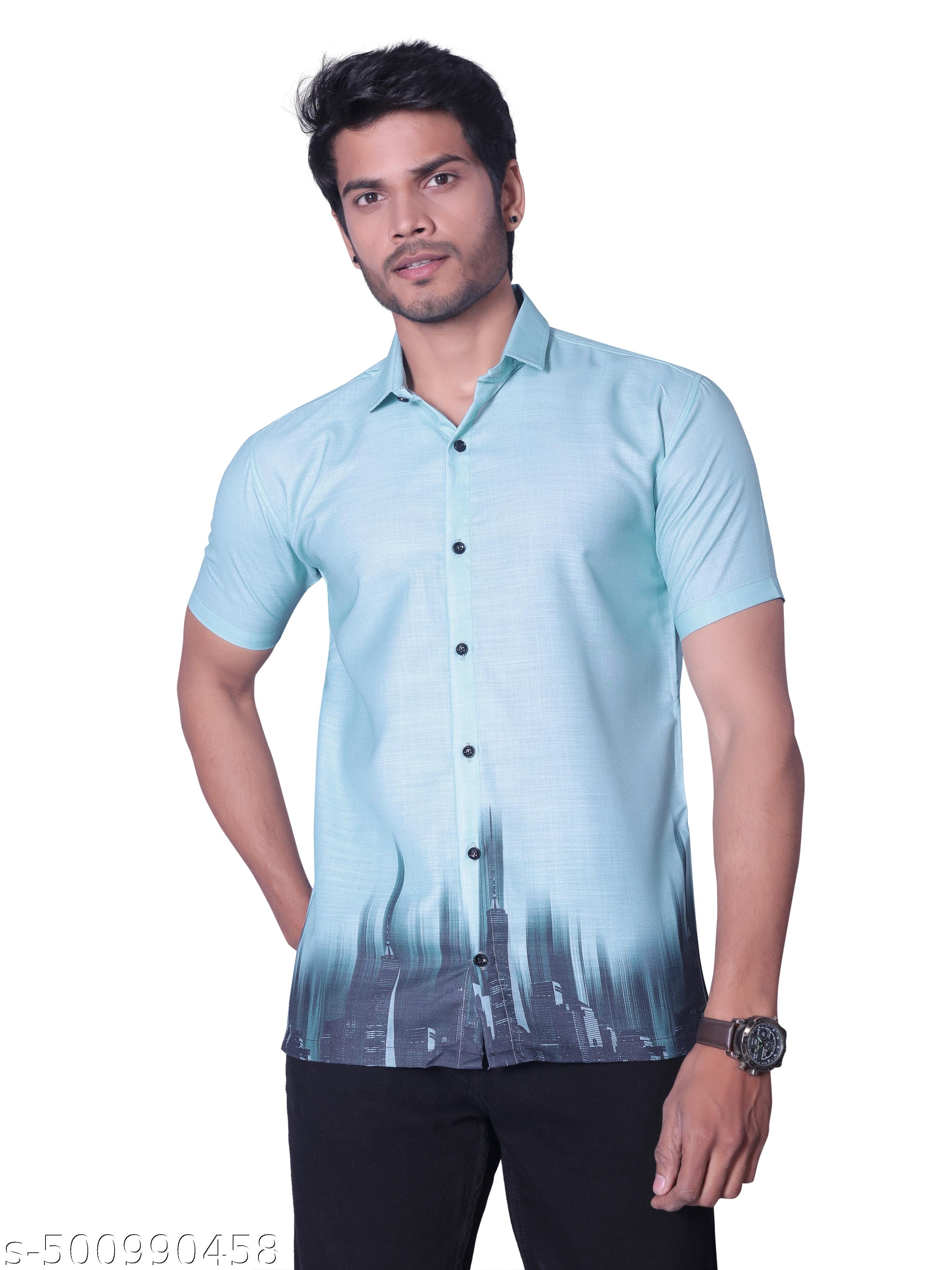 Men's Fashionable Half Sleeve Shirt - Unixkart - View 4