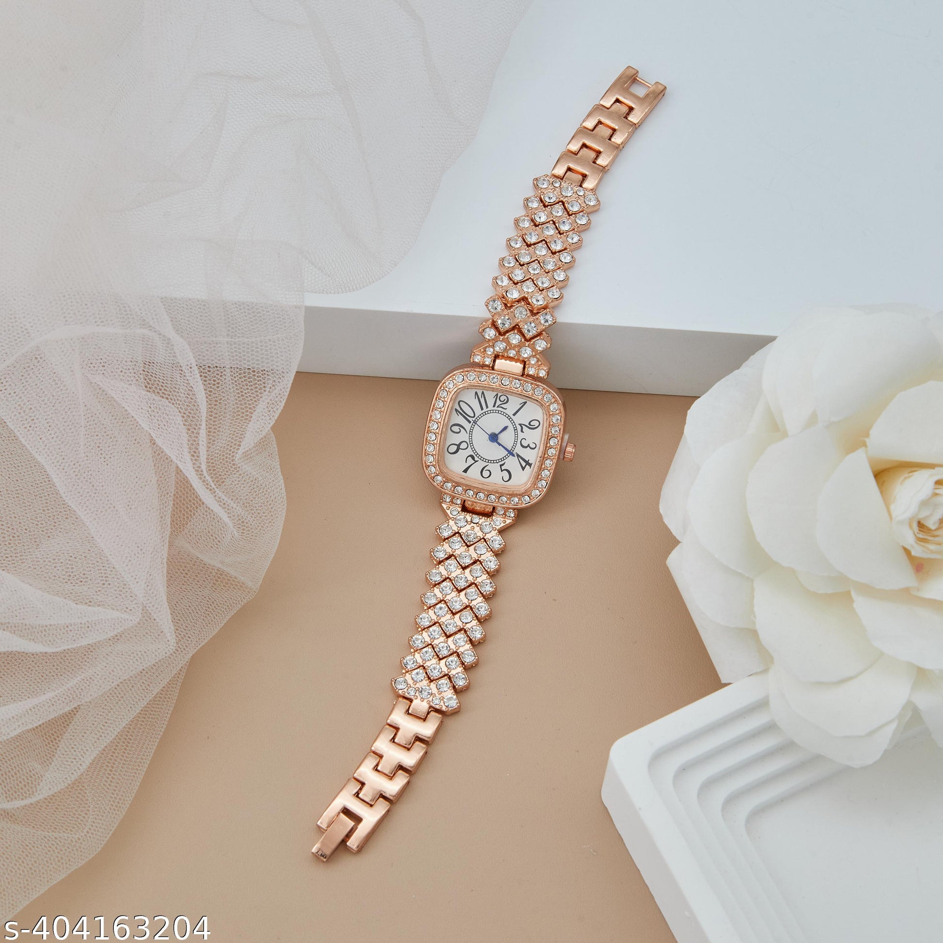 Rose Gold Watch Analog Watch For Women Rose Gold Gems Analog Watch - Unixkart - View 4