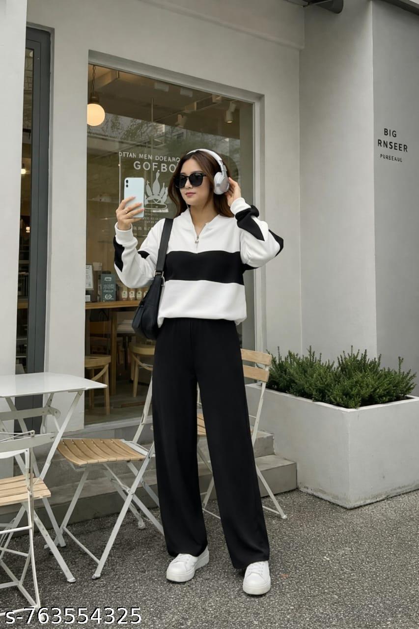 Women's Cotton Blend Printed Loose Fit Co-Ord Set - image 4