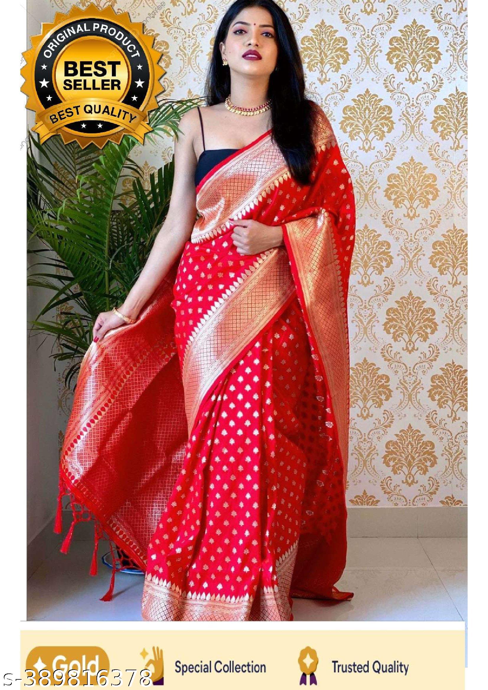 Banarasi saree - Unixkart - View 4