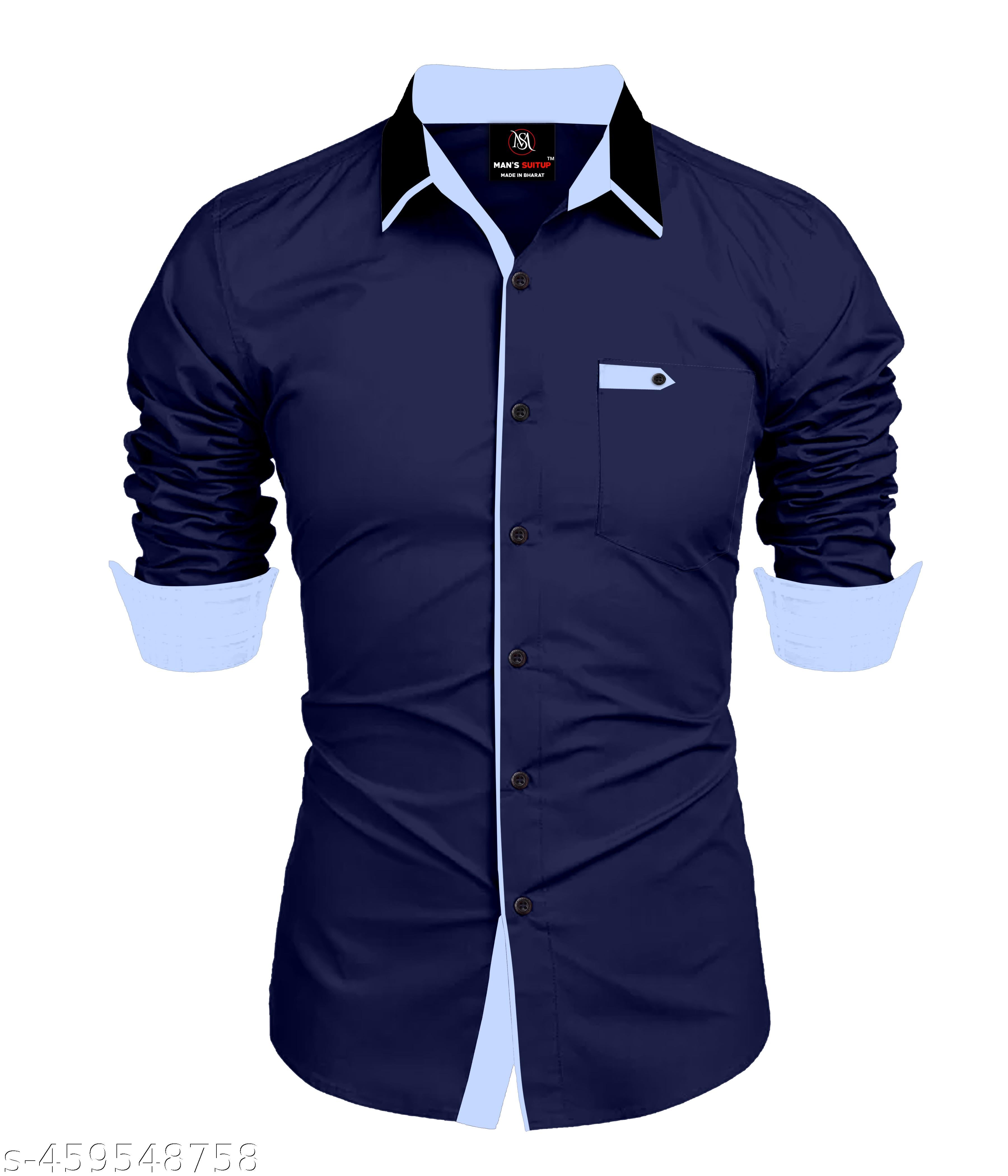 Men's Collar Design Casual Shirt - Unixkart - View 4
