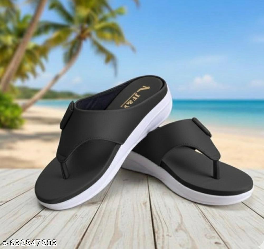 Black Side Buckle Panga Sandal - Unixkart - View 4