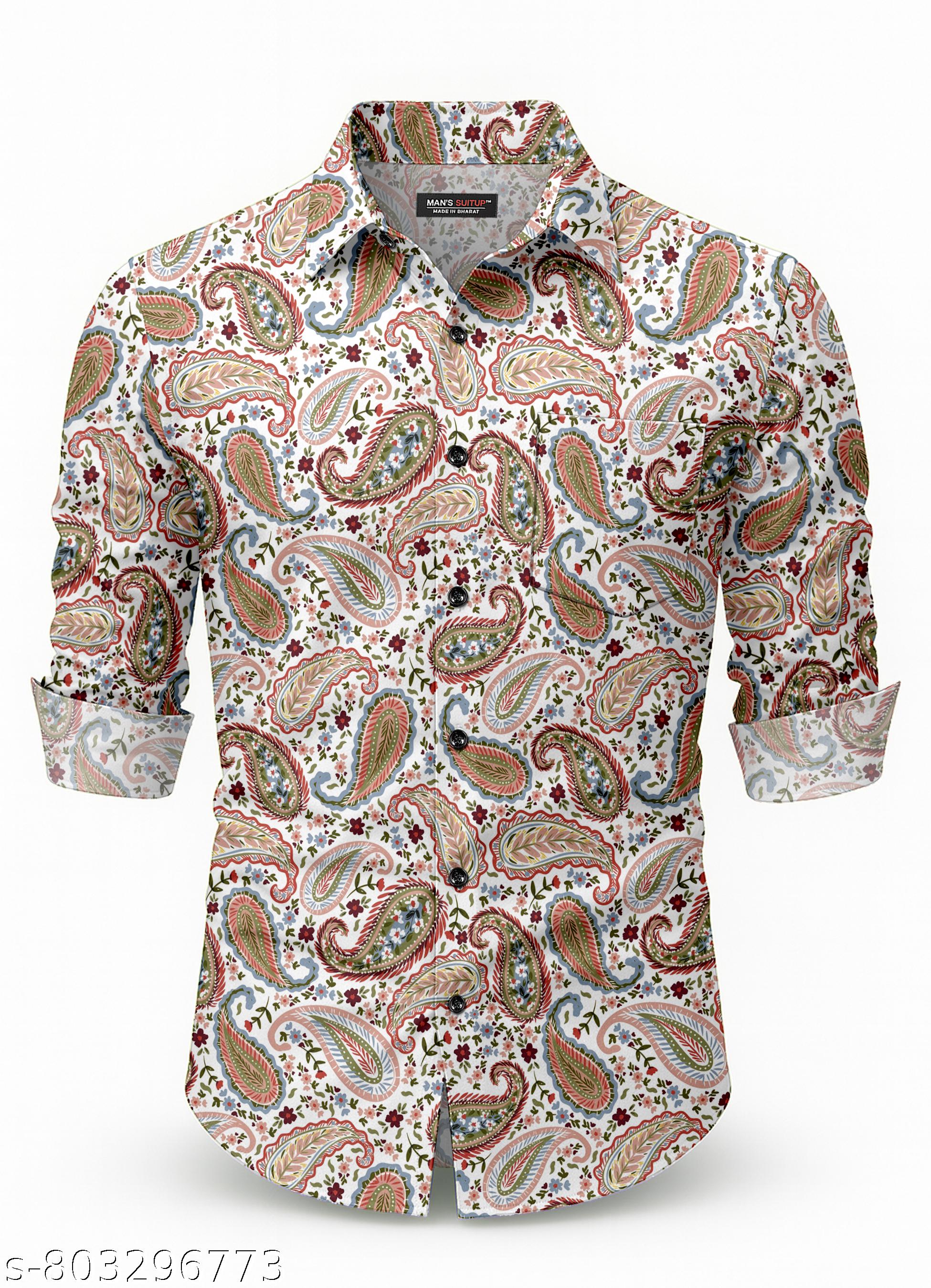 Men's Unique Printed Shirt - Unixkart - View 4