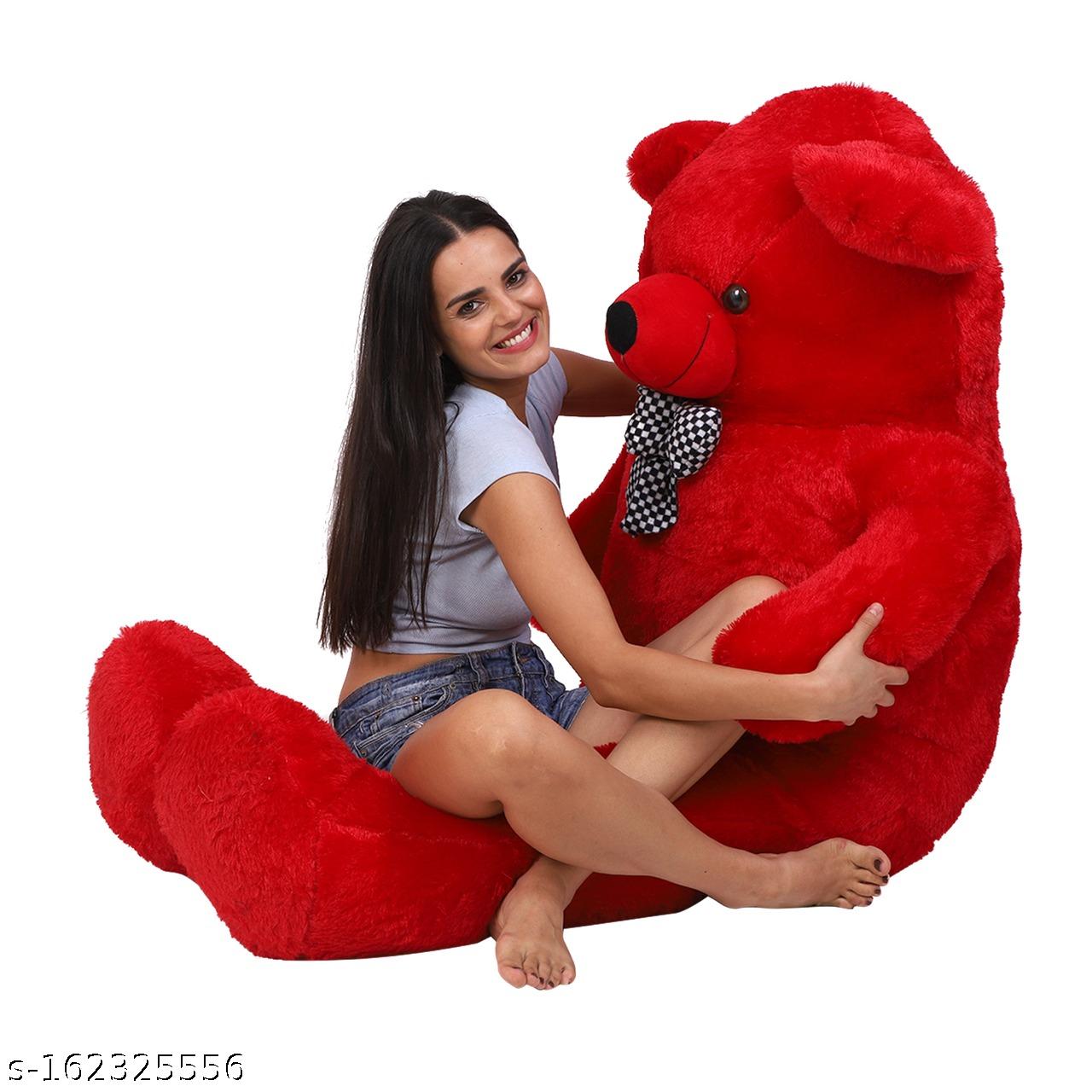 3 Feet Red Huggable Teddy Bear - Unixkart - View 4