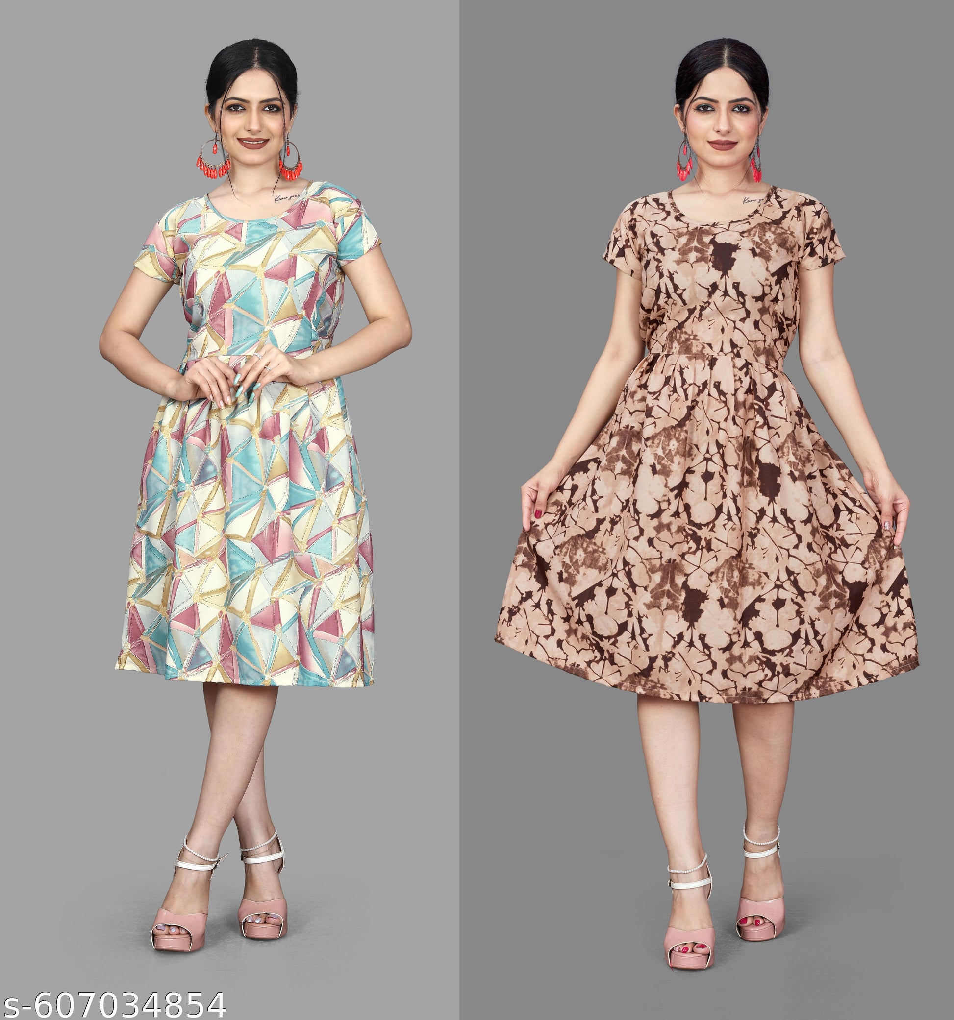 Women's One Piece Dress - Unixkart - View 4