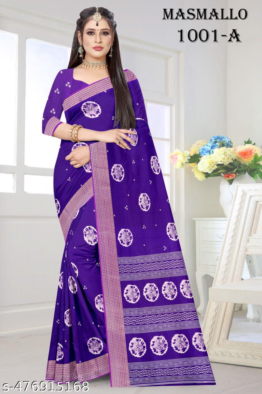 Women's Tradition Bandhani Printed Chiffon Saree with Jacquard Border - Unixkart - View 4