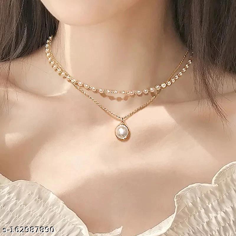 Stylish Pendant & Locket Necklace - image 4