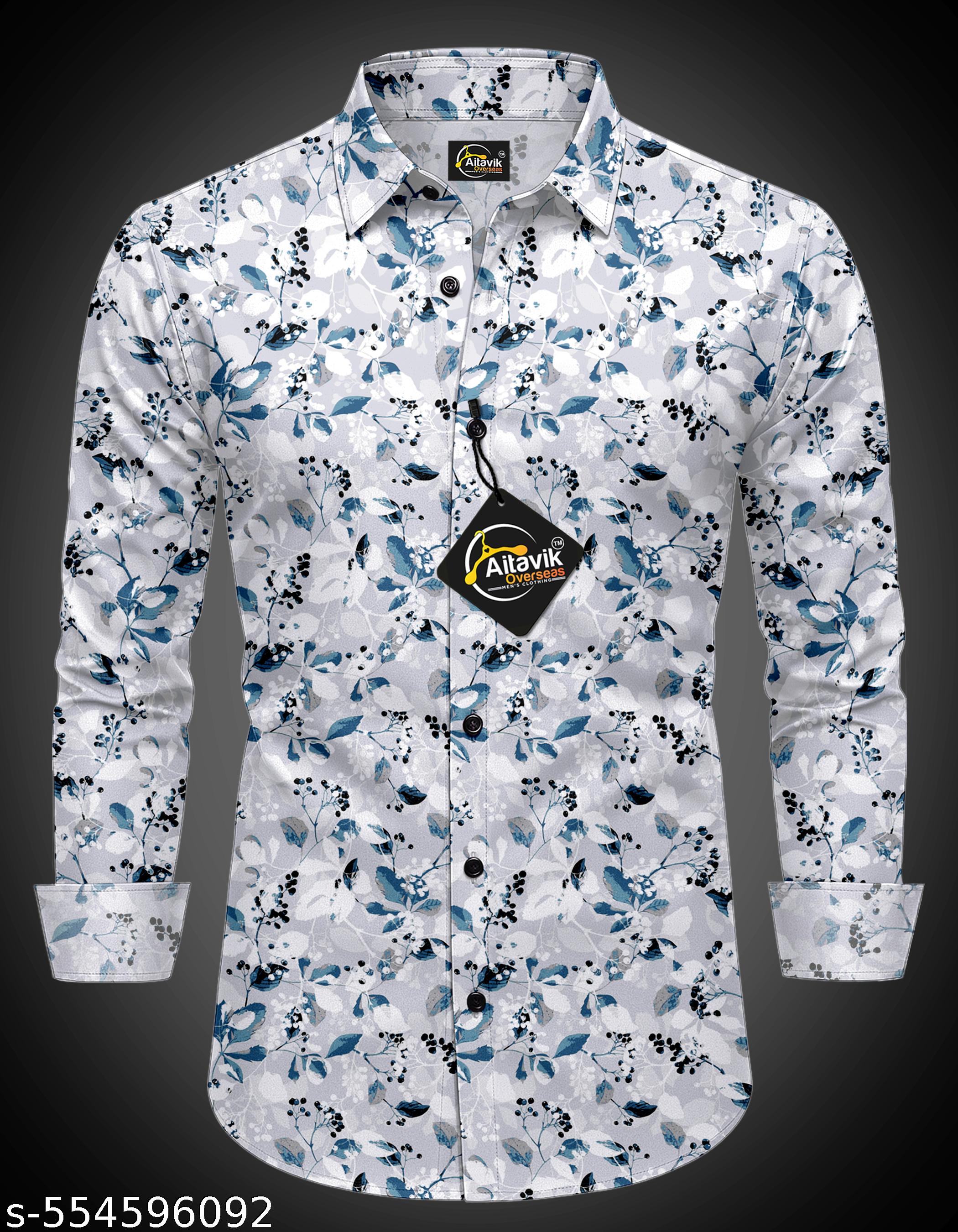 Men's Printed Casual Shirt - Unixkart - View 4