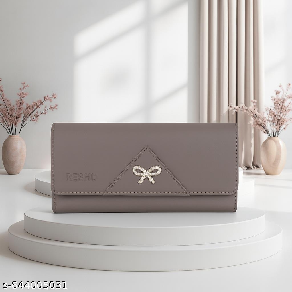 6 card slot premium PU leather with zipper hand purse for women - Unixkart - View 4