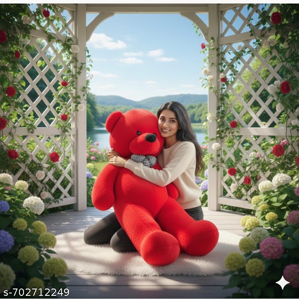 3 Feet Lovable Teddy Bear with Bow Tie - Unixkart - View 4