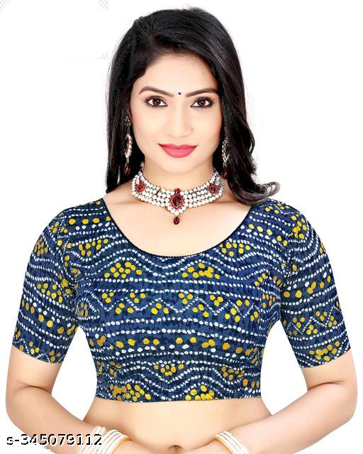 Bandhani Design Navratri Special Festival Blouse - Unixkart - View 4