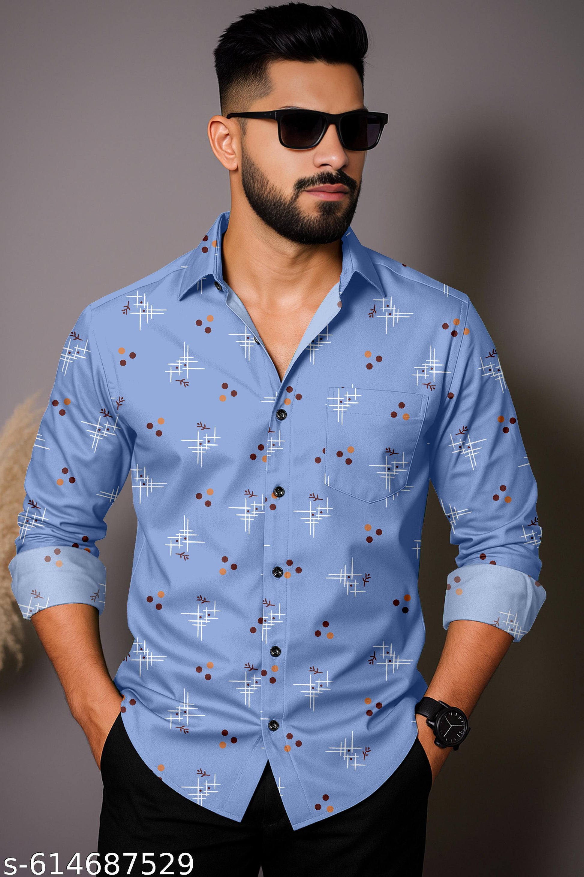 Men's Stylish Modern Shirt - Unixkart - View 4