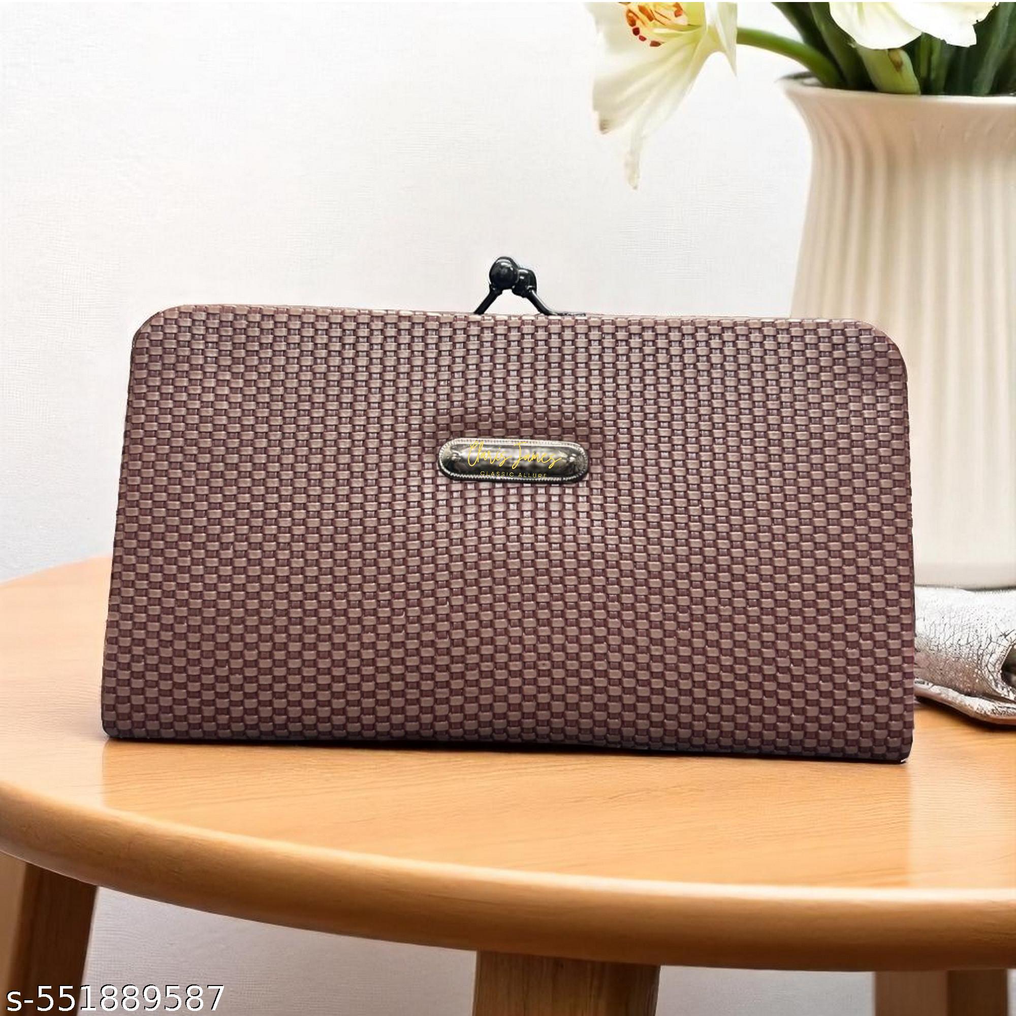 Casual MaroonLatest Women Clutches - Unixkart - View 4