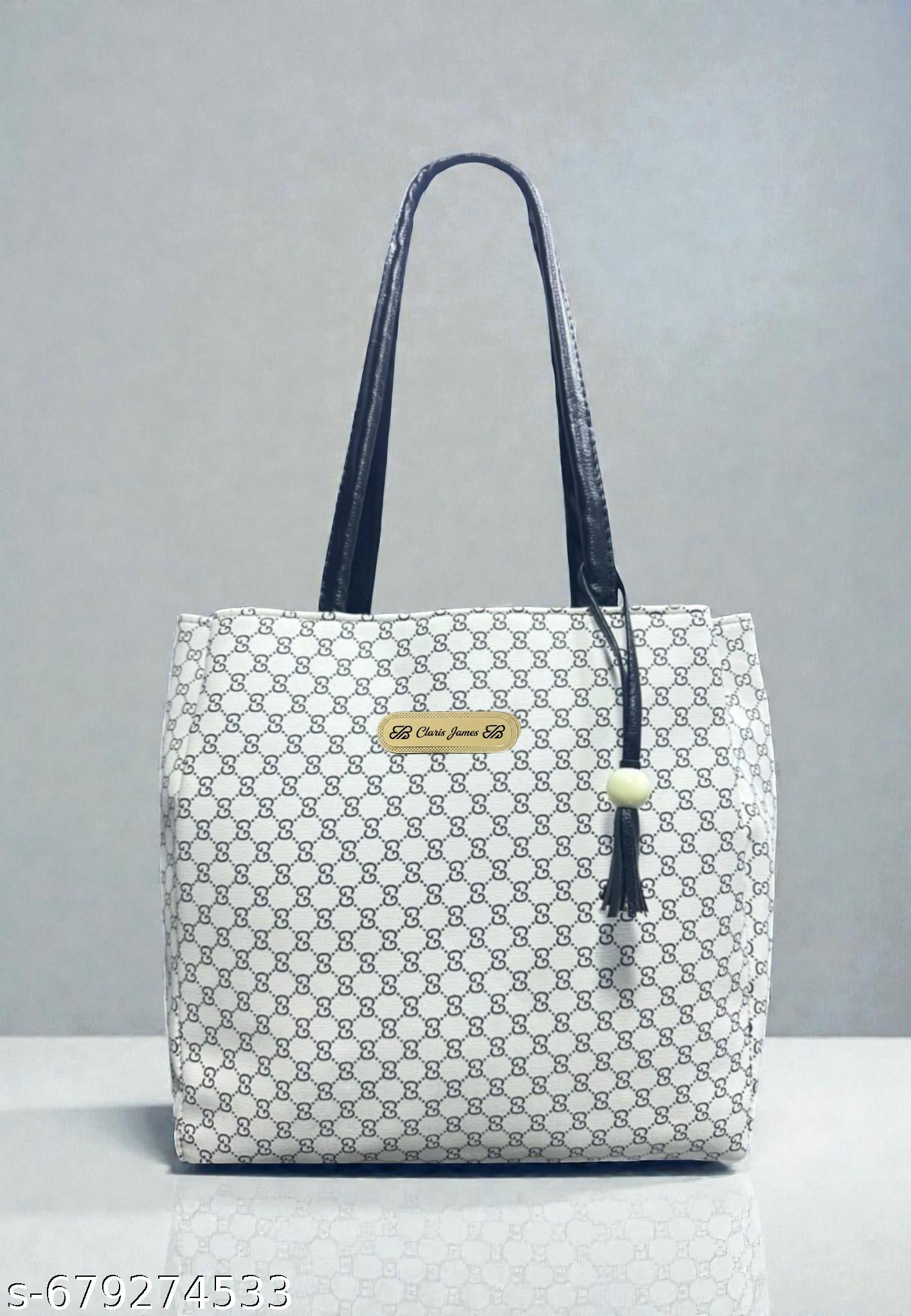 Elegant casual attractive bag for women White - Unixkart - View 4