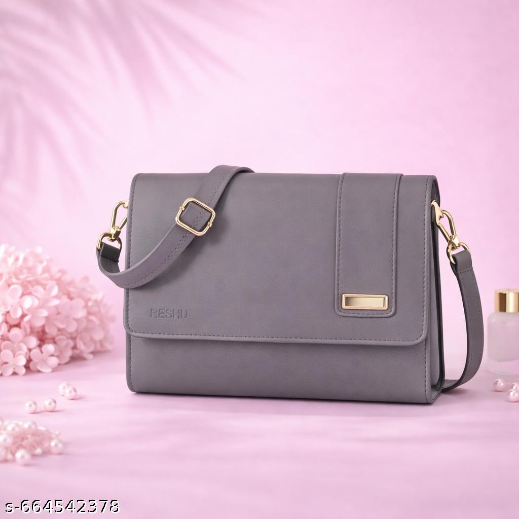 adjustable strap handmade premium PU leather with 6 card slot and zipper bag for women STRONG STICHING - Unixkart - View 4
