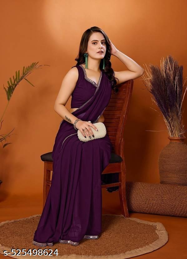 trendy attractive saree - Unixkart - View 4