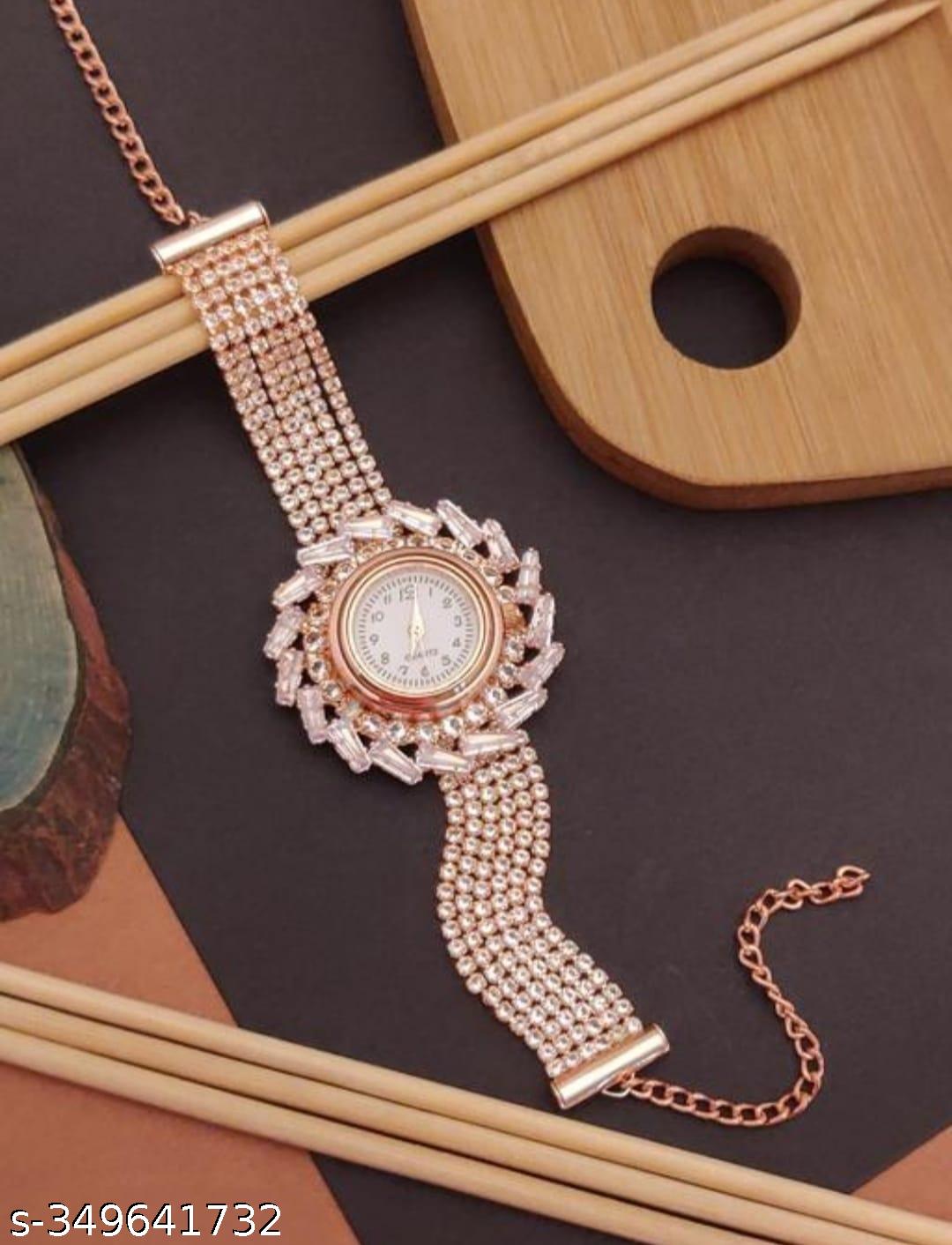 Trending Fancy Rosegold Bracelet Watch For Girls And Womens 101 - Unixkart - View 4