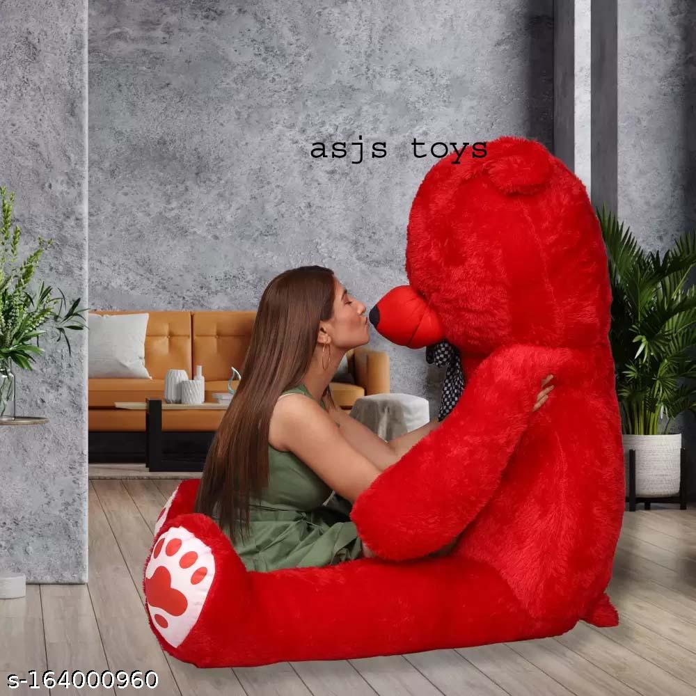 3 Feet Red Footprint Teddy Bear - Unixkart - View 4