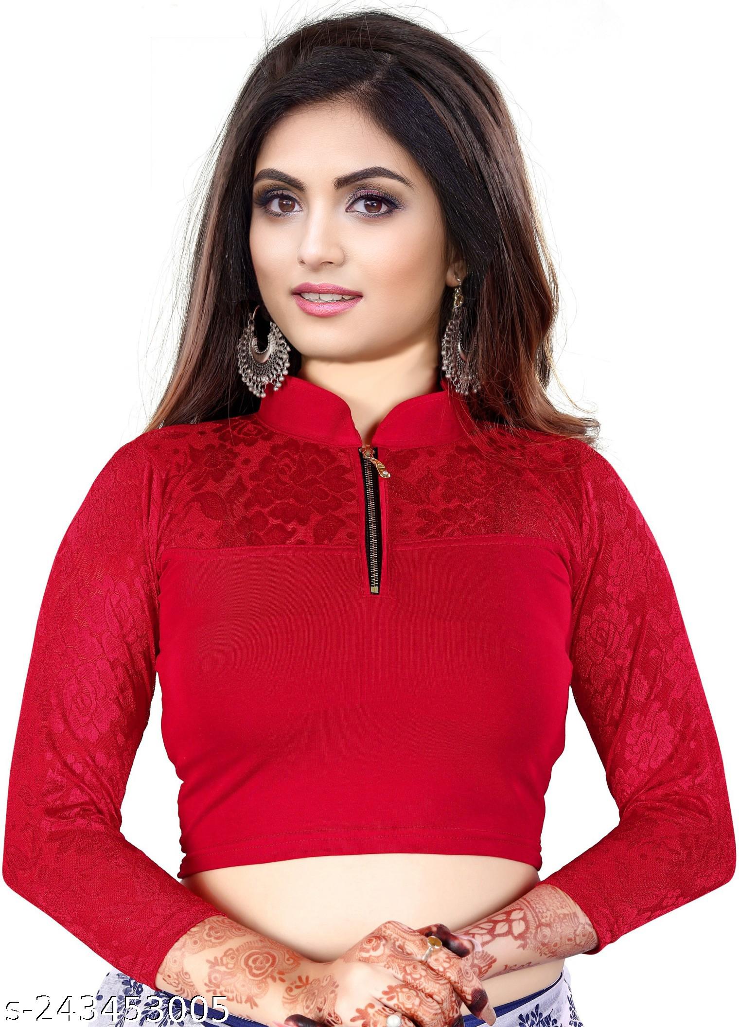 Stretchable Blouse with premium fabric quality - Unixkart - View 4