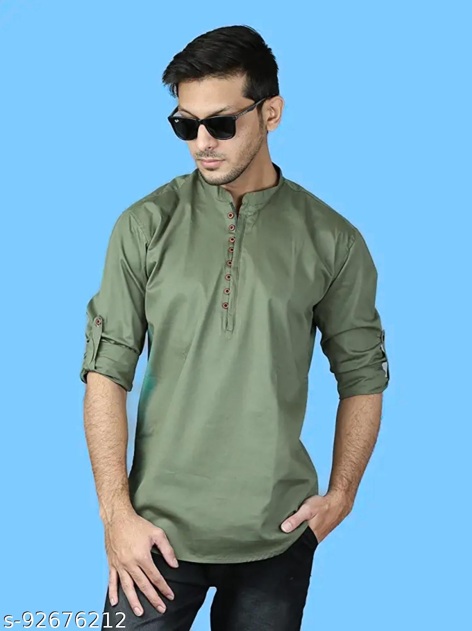 Men's Casual Pure Cotton Shirt - Unixkart - View 4
