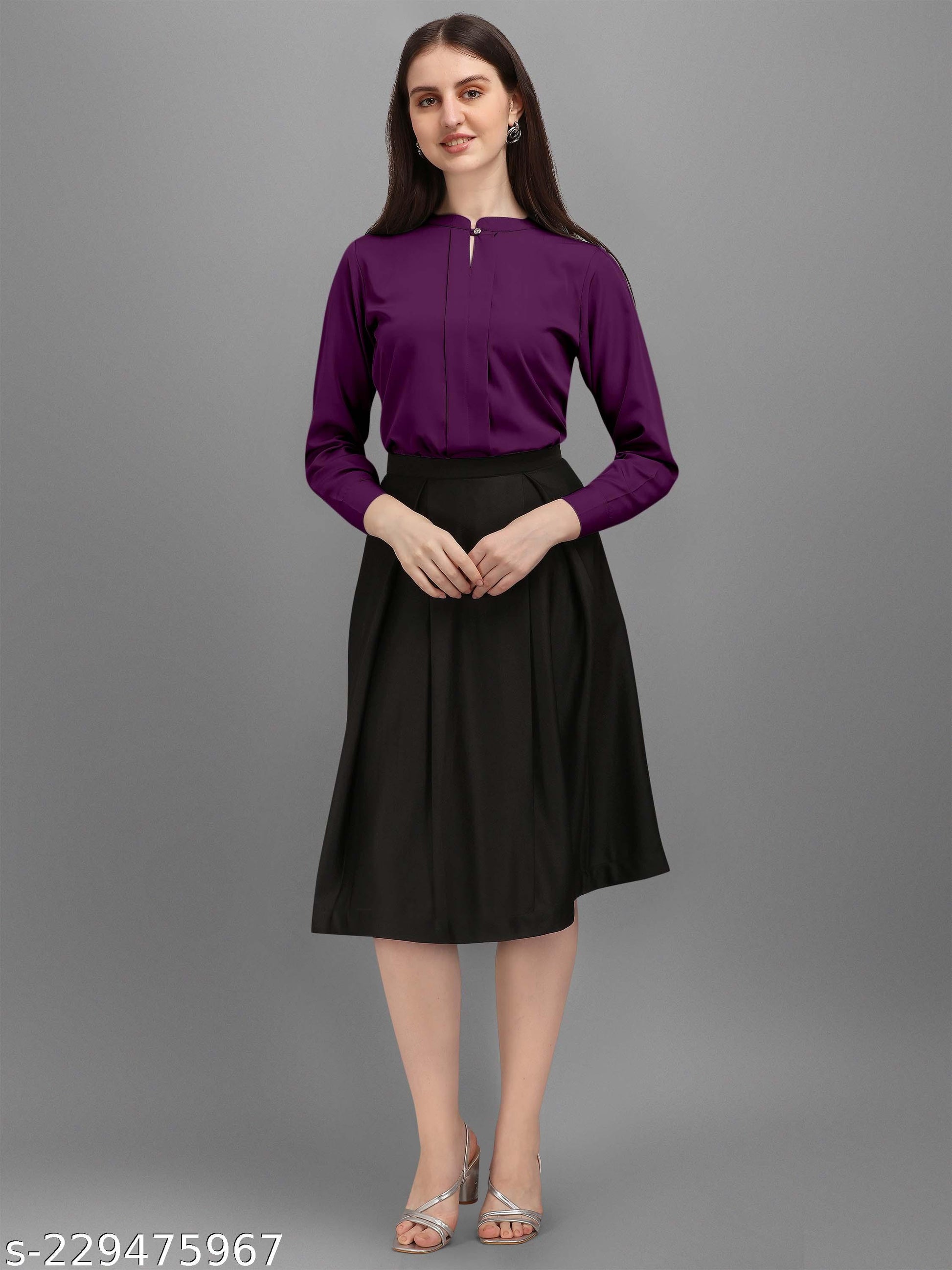 Women's Western Skirt with Top Set - Unixkart - View 4