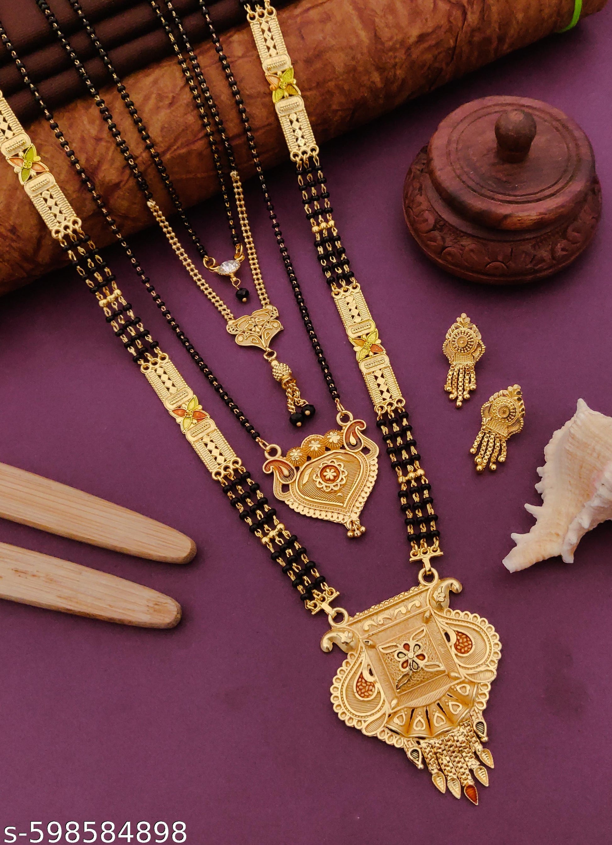 newly designed mangalsutra combo set - Image 4