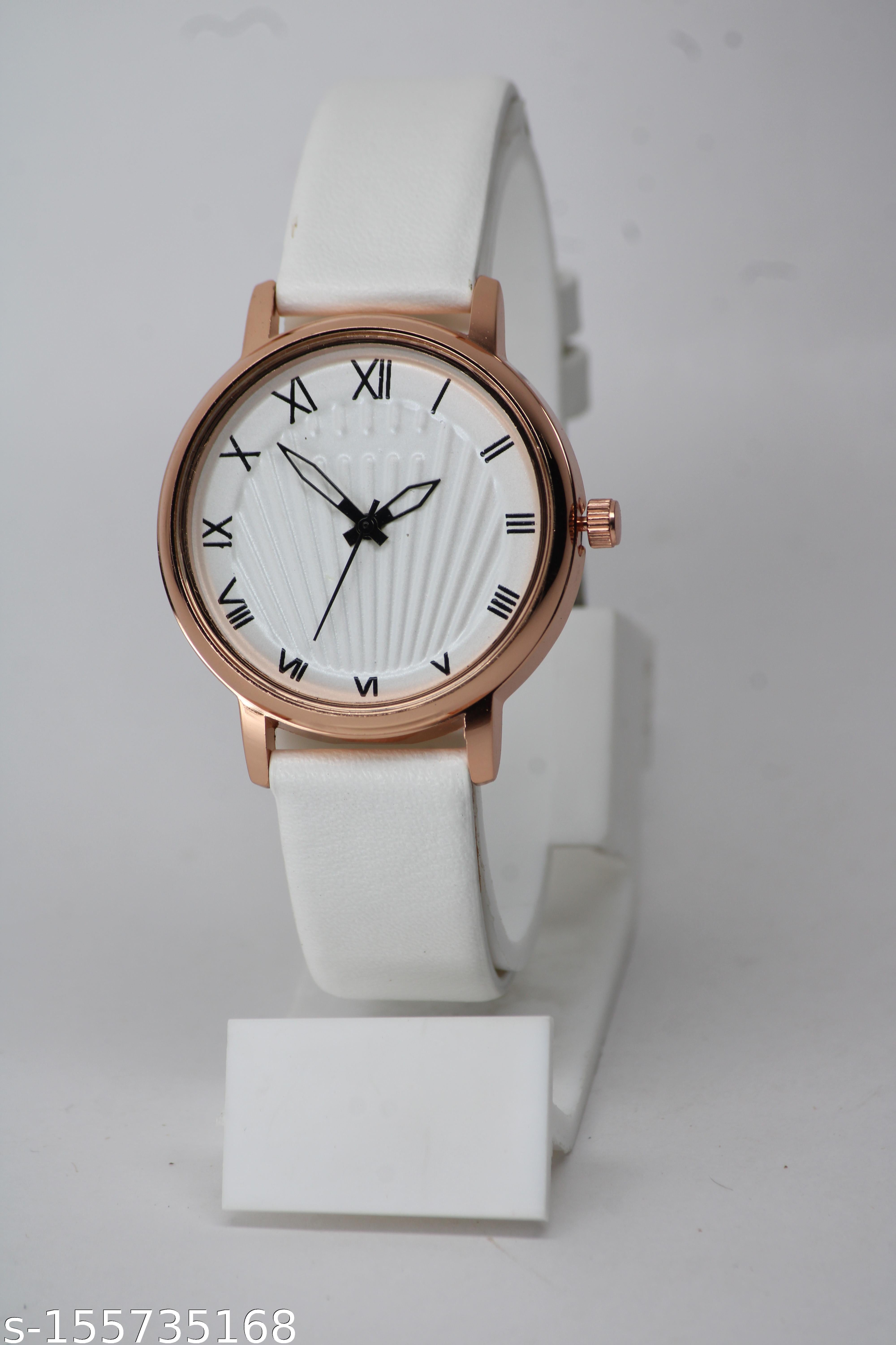 Premium Quality Attractive Designer Round Dial Slim Fit Leather Belt Analog - Image 4