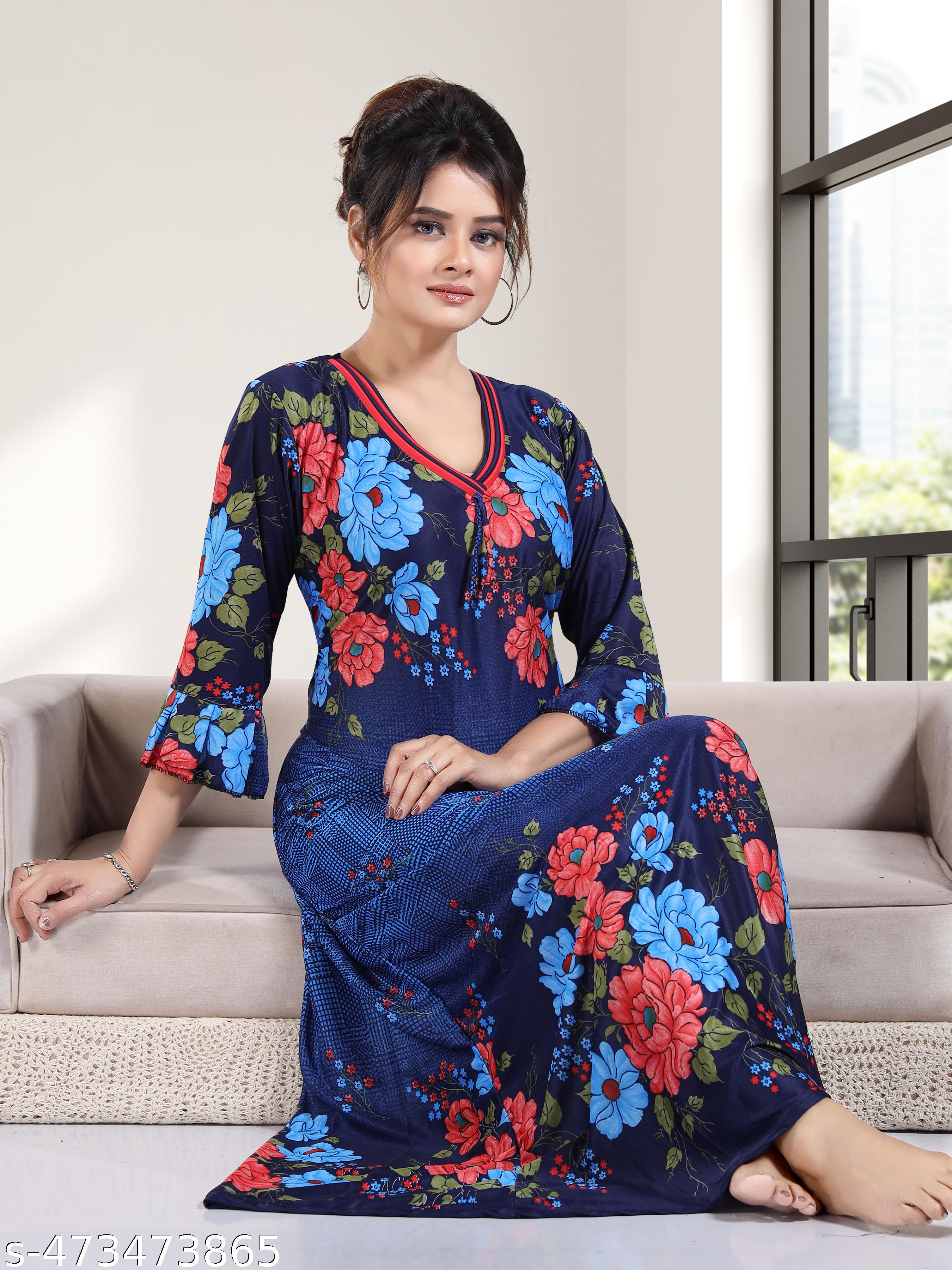 Umbrella Full Sleeve Winter Nighty - Unixkart - View 4