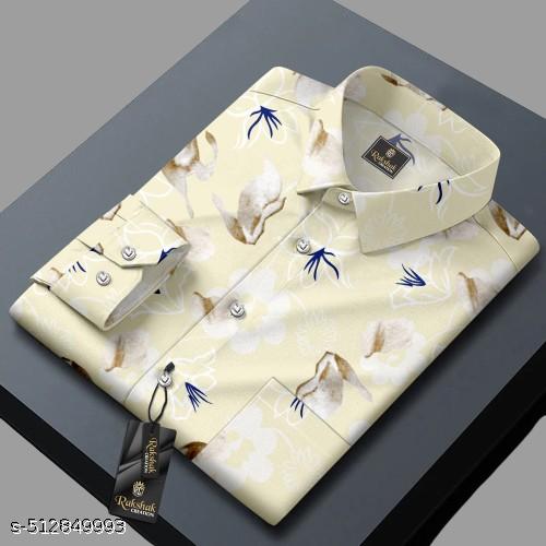 Men's Casual Printed Full Sleeve Shirt - Unixkart - View 4