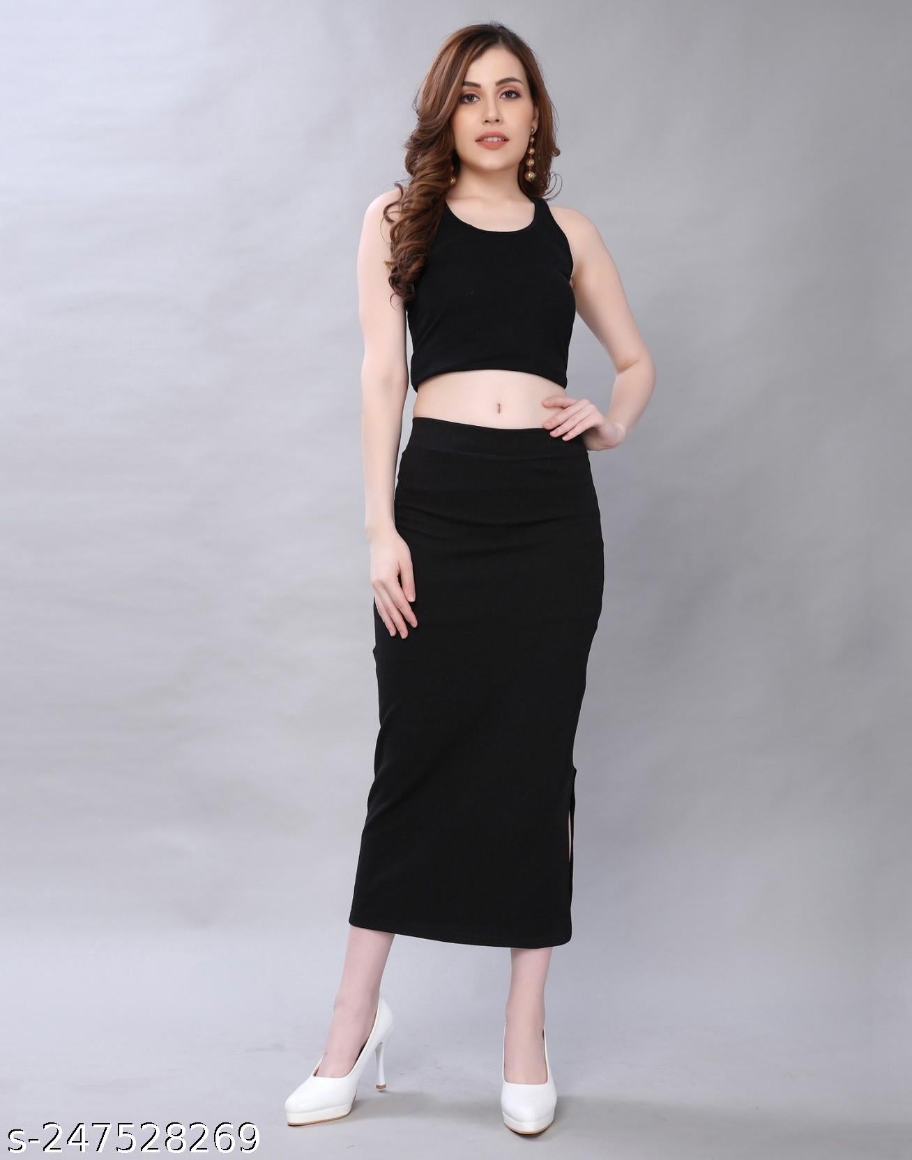 cotton lycra Tummy & Waist Slim Fit Saree Shapewear/Petticoat. - Unixkart - View 4