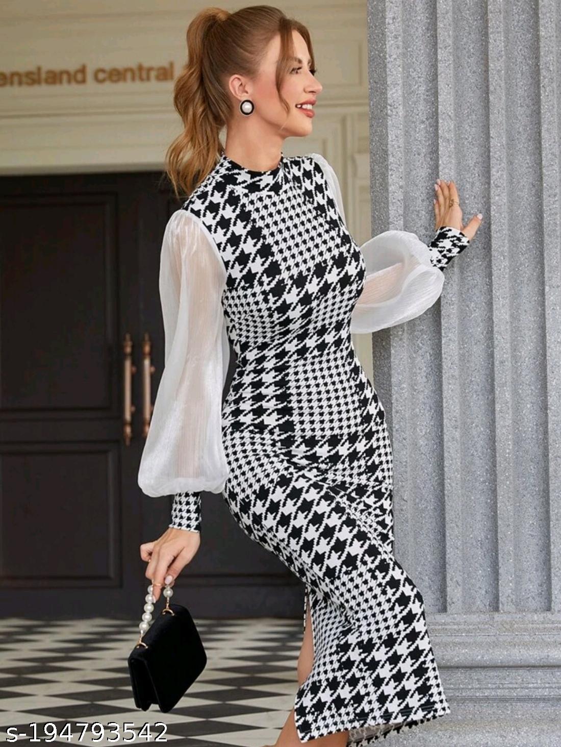 Bollywood Nora Style Midi Dress view 4