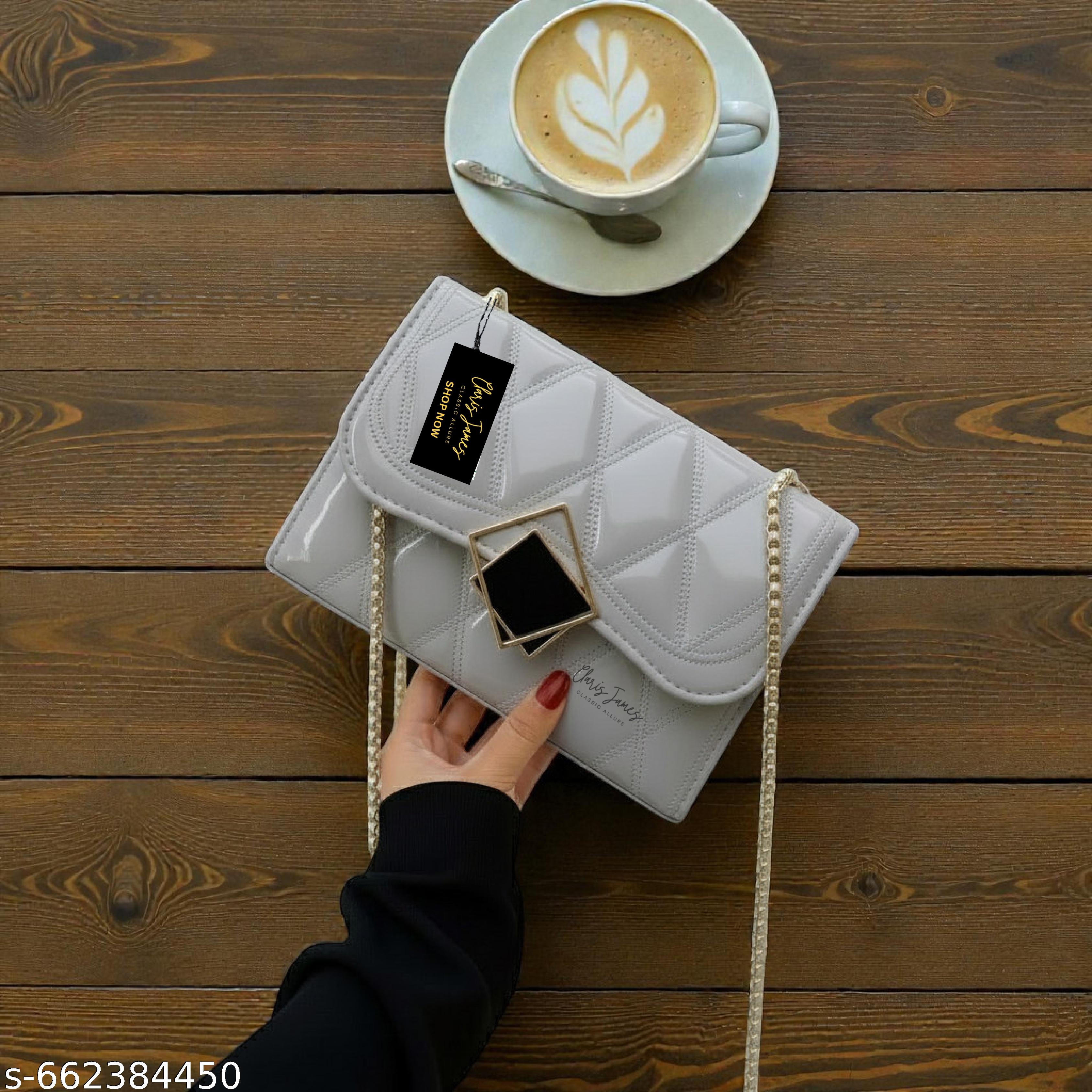 Gorgeous Fashionable Grey Women Slingbags - Unixkart - View 4