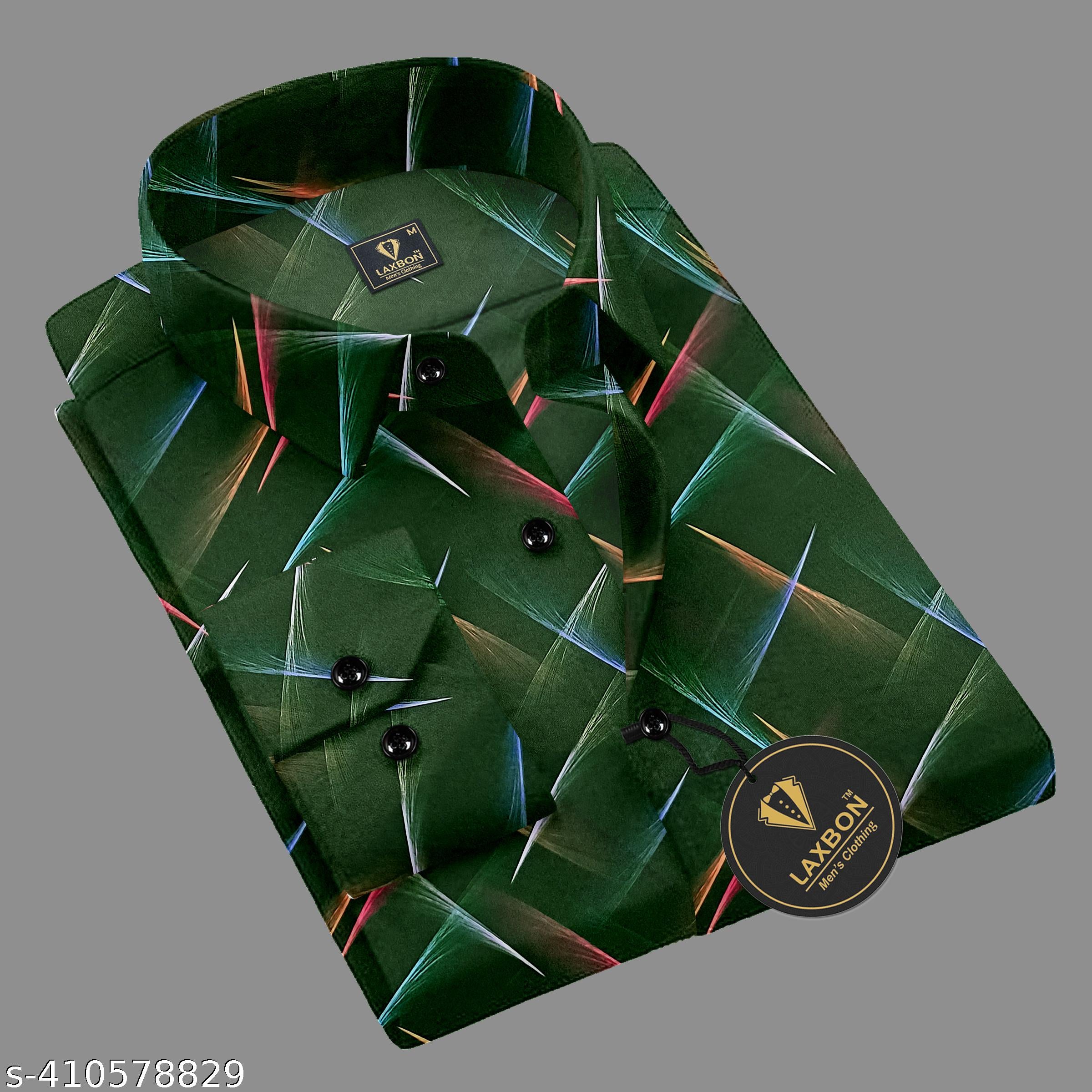 Men's Regular Fit Printed Casual Shirt - Unixkart - View 4