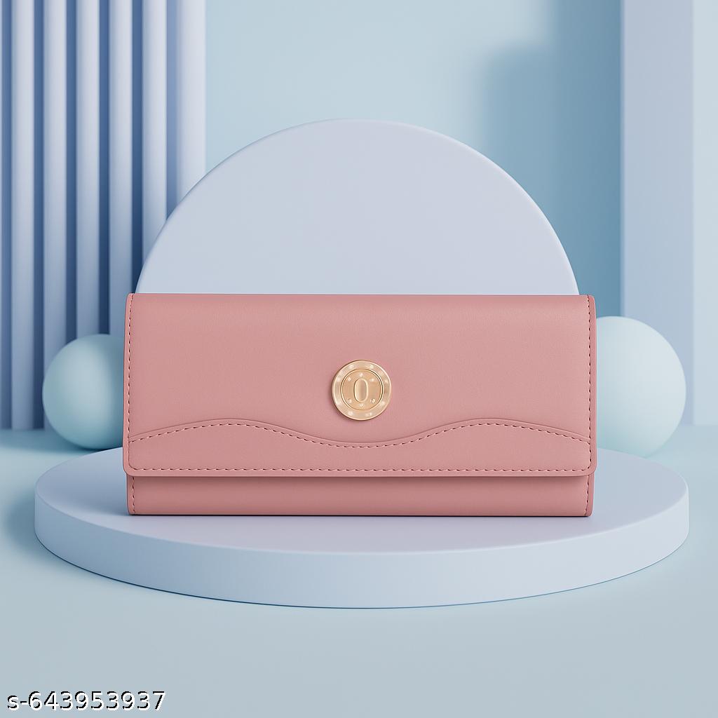 6 card slot premium PU leather with zipper hand purse for women - Unixkart - View 4
