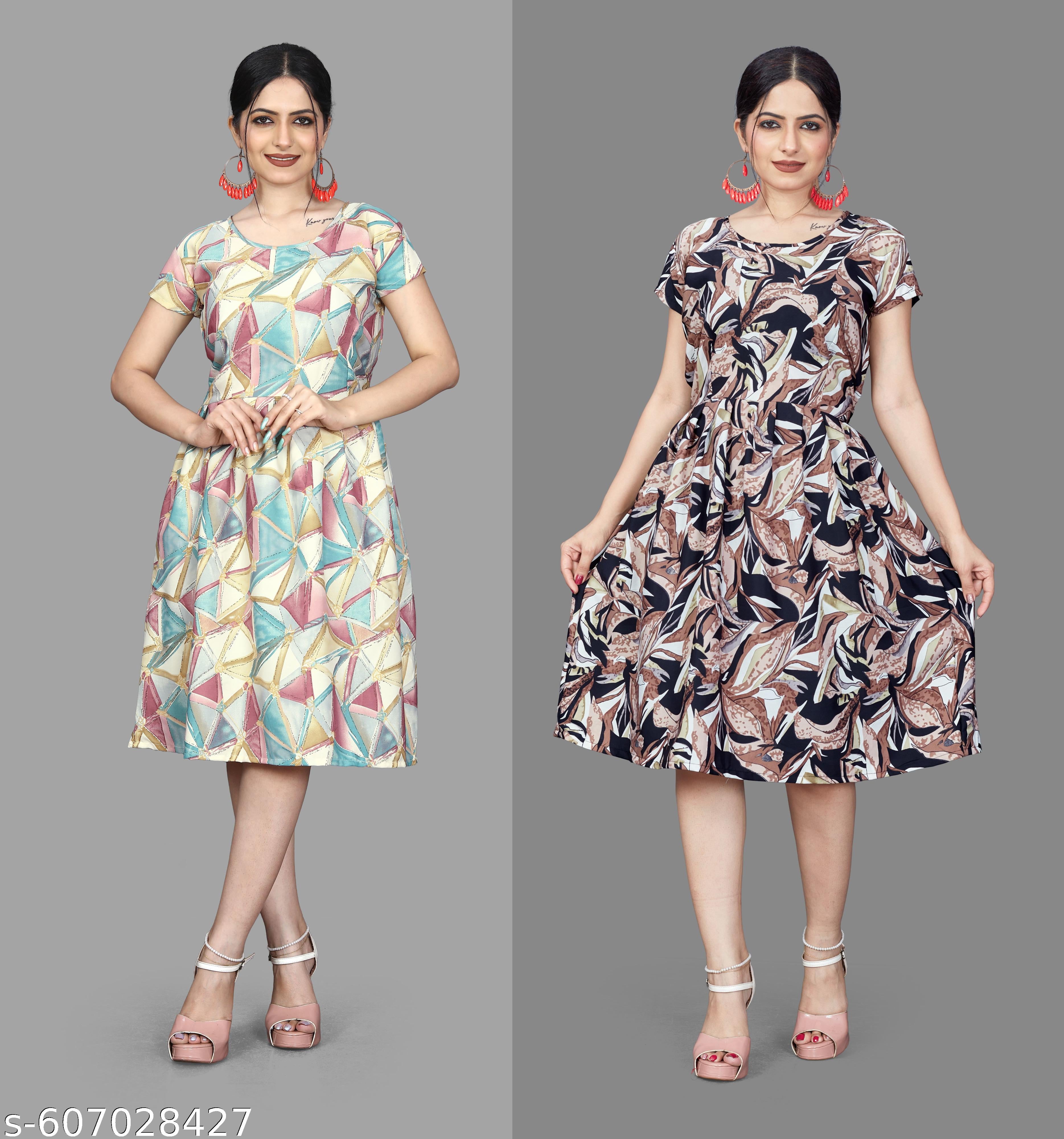 Women's One Piece Dress - Unixkart - View 4