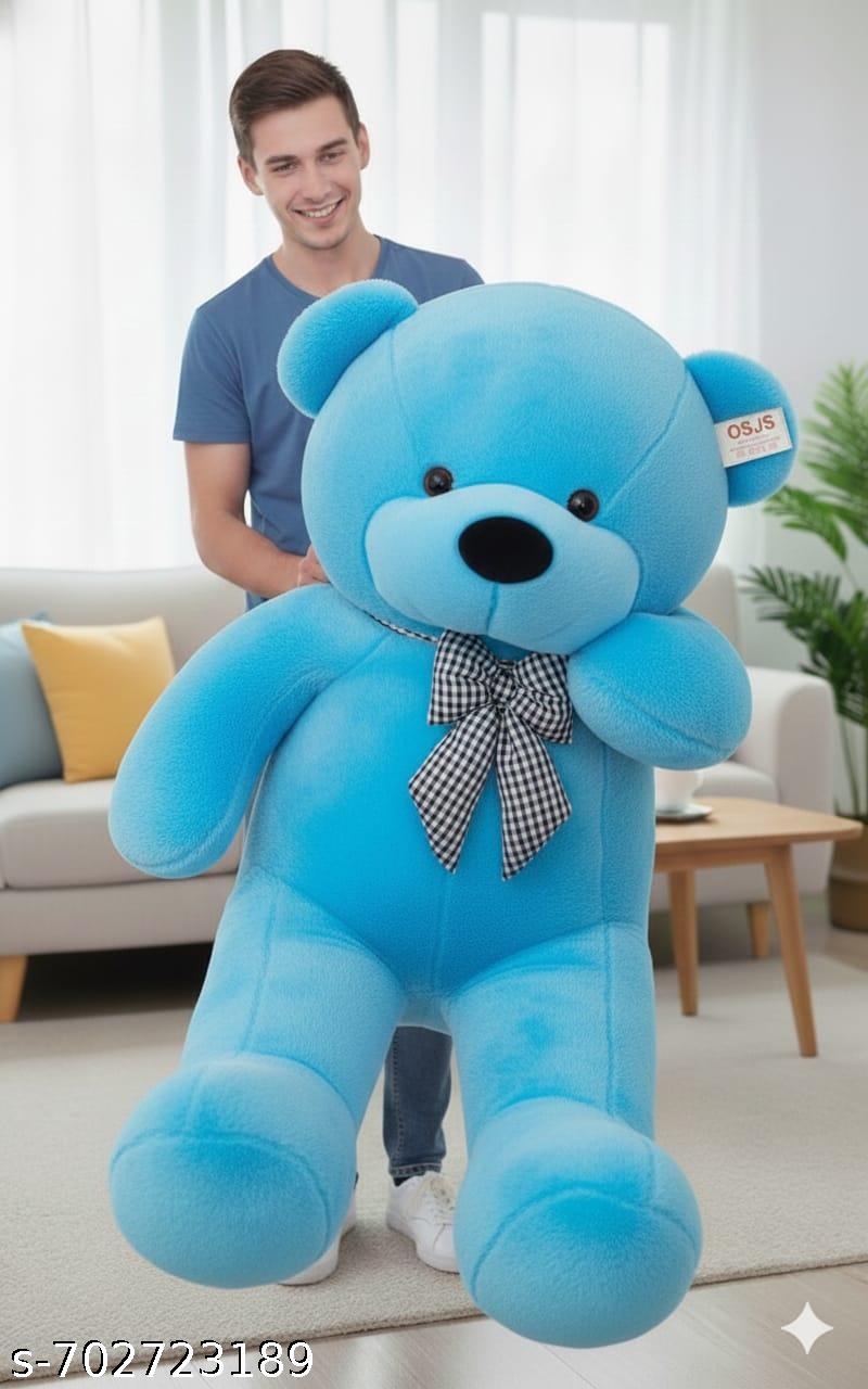 3 Feet Blue Soft Teddy Bear - Unixkart - View 4