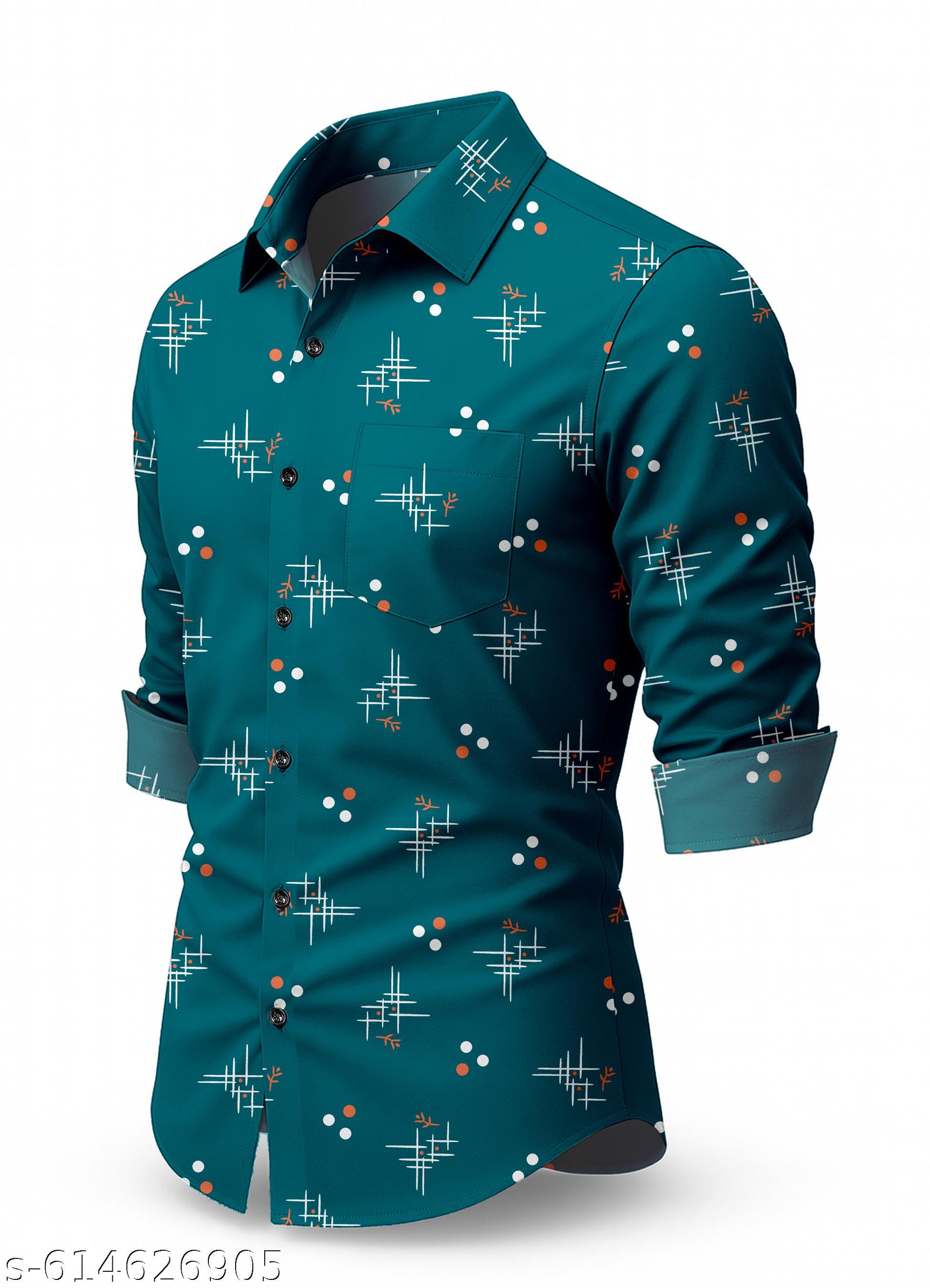 Men's Stylish Modern Shirt - Unixkart - View 4