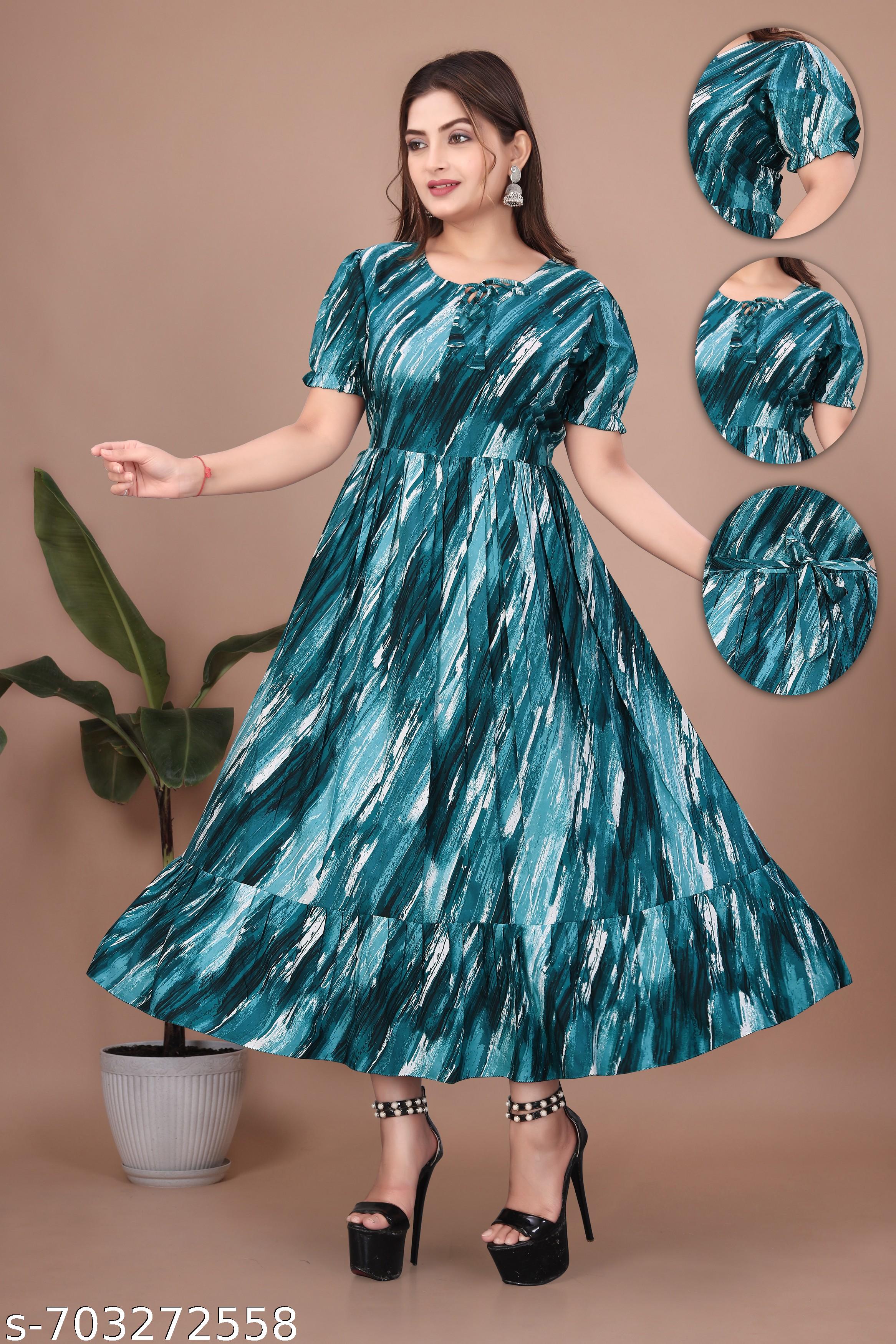Women's Graceful Modern Dress - Unixkart - View 4