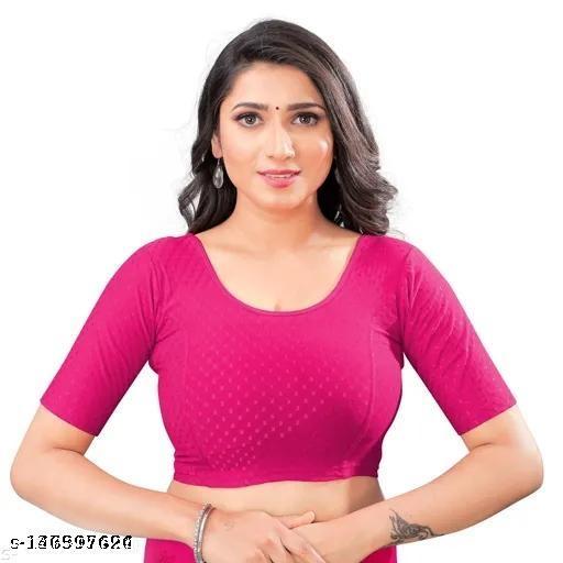 Cotton Lycra Readymade Blouse - Unixkart - View 4