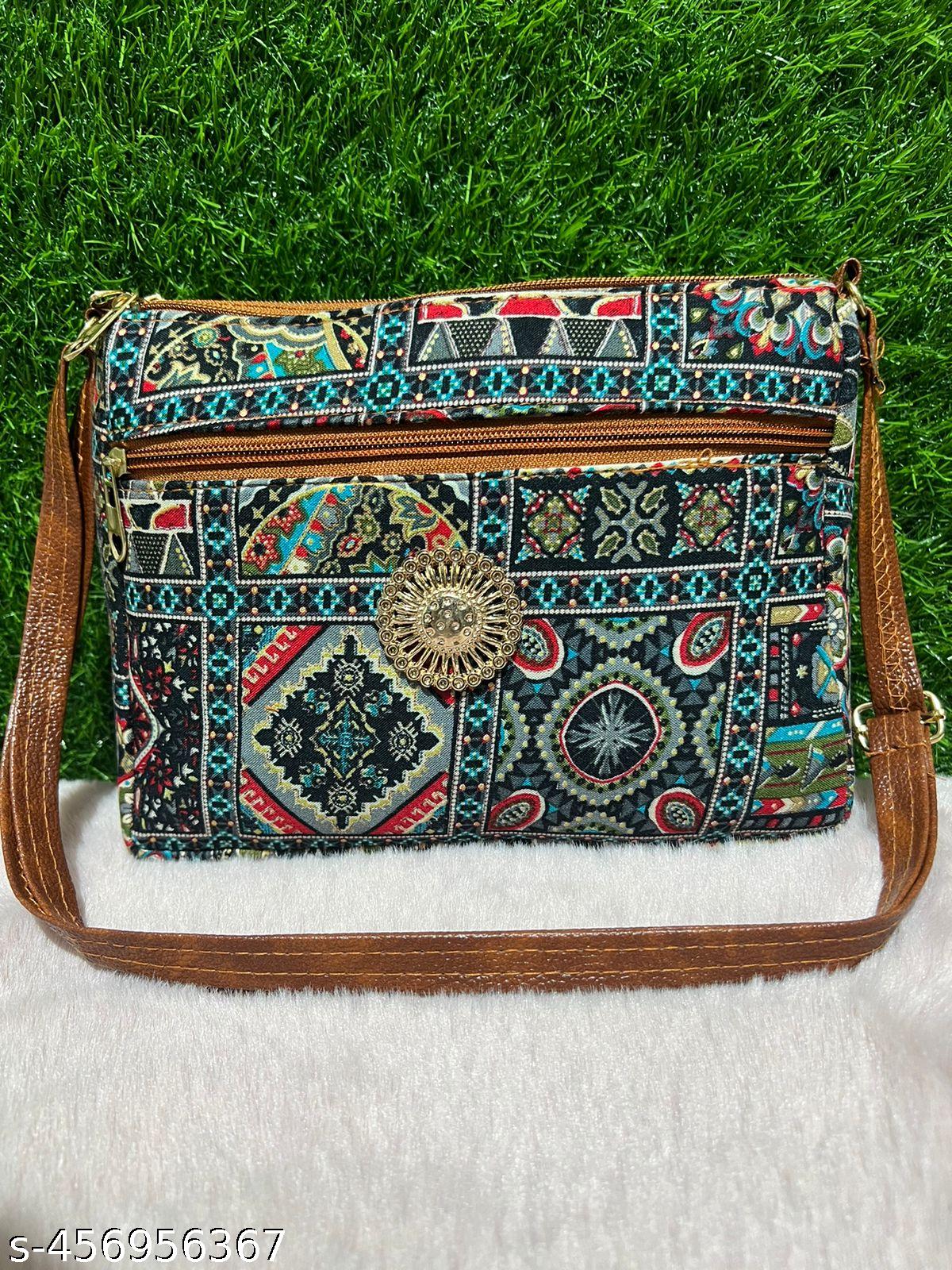 Stylish Women Sling Bag | Printed Sling Bag for Shopping, Travel & beach bags - Image 4