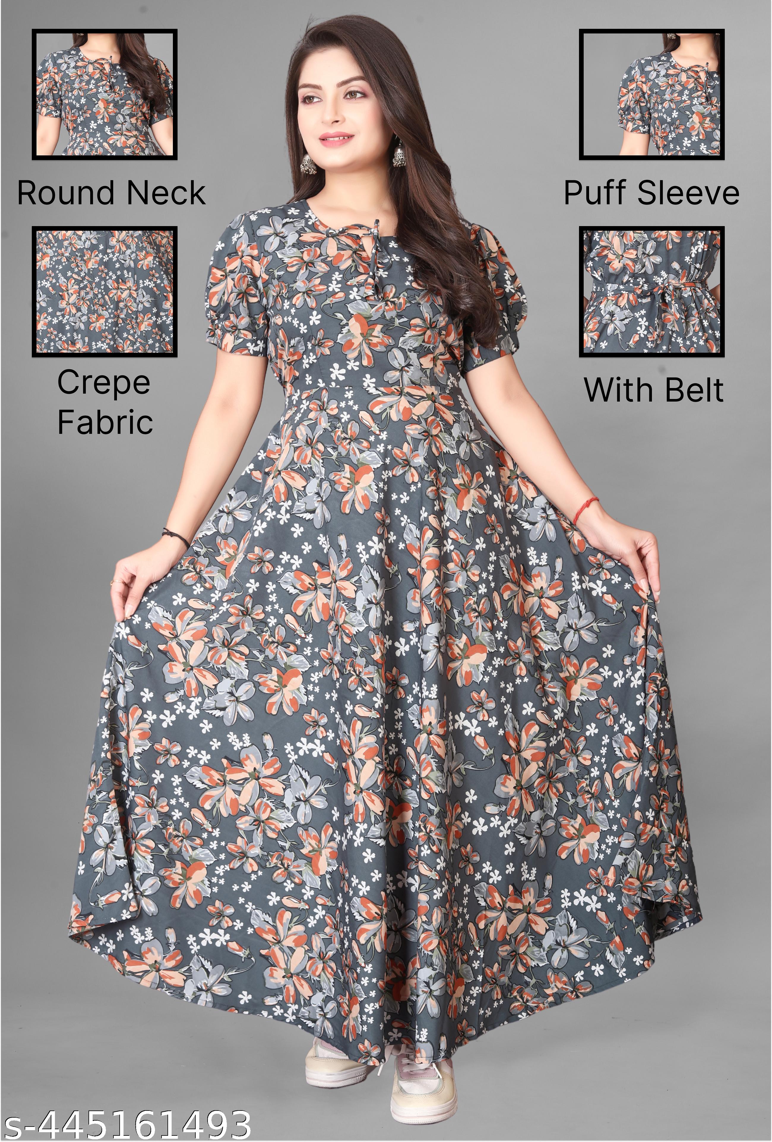 Women's A-Line Glamorous Dress - Unixkart - View 4
