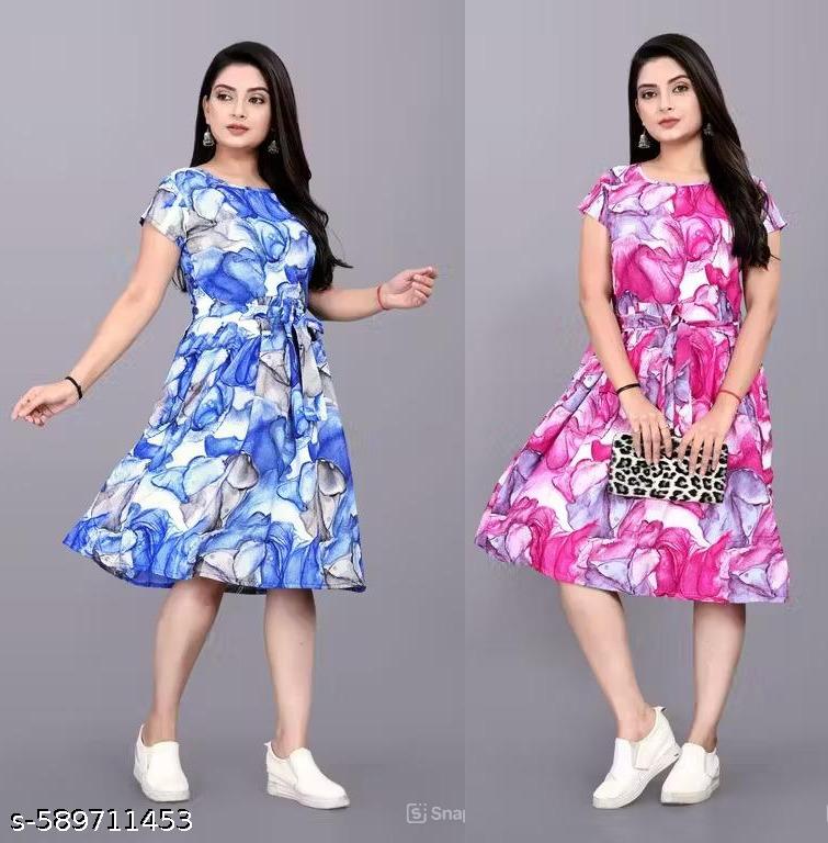 Women's One Piece Dress - Unixkart - View 4